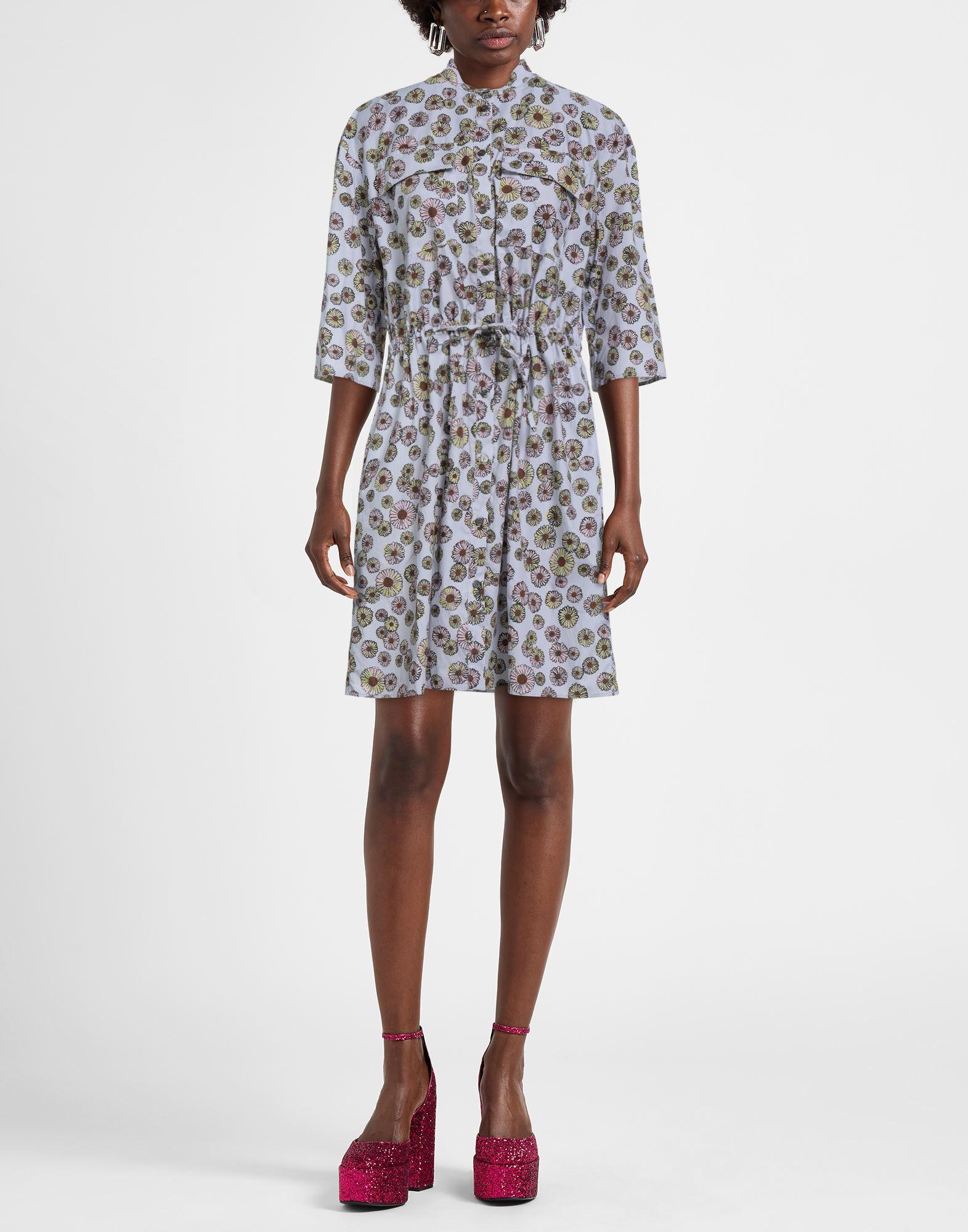 maison kitsune shirt dress Midi Shirt Dress - Size : 36 - Color : Black - For Femme