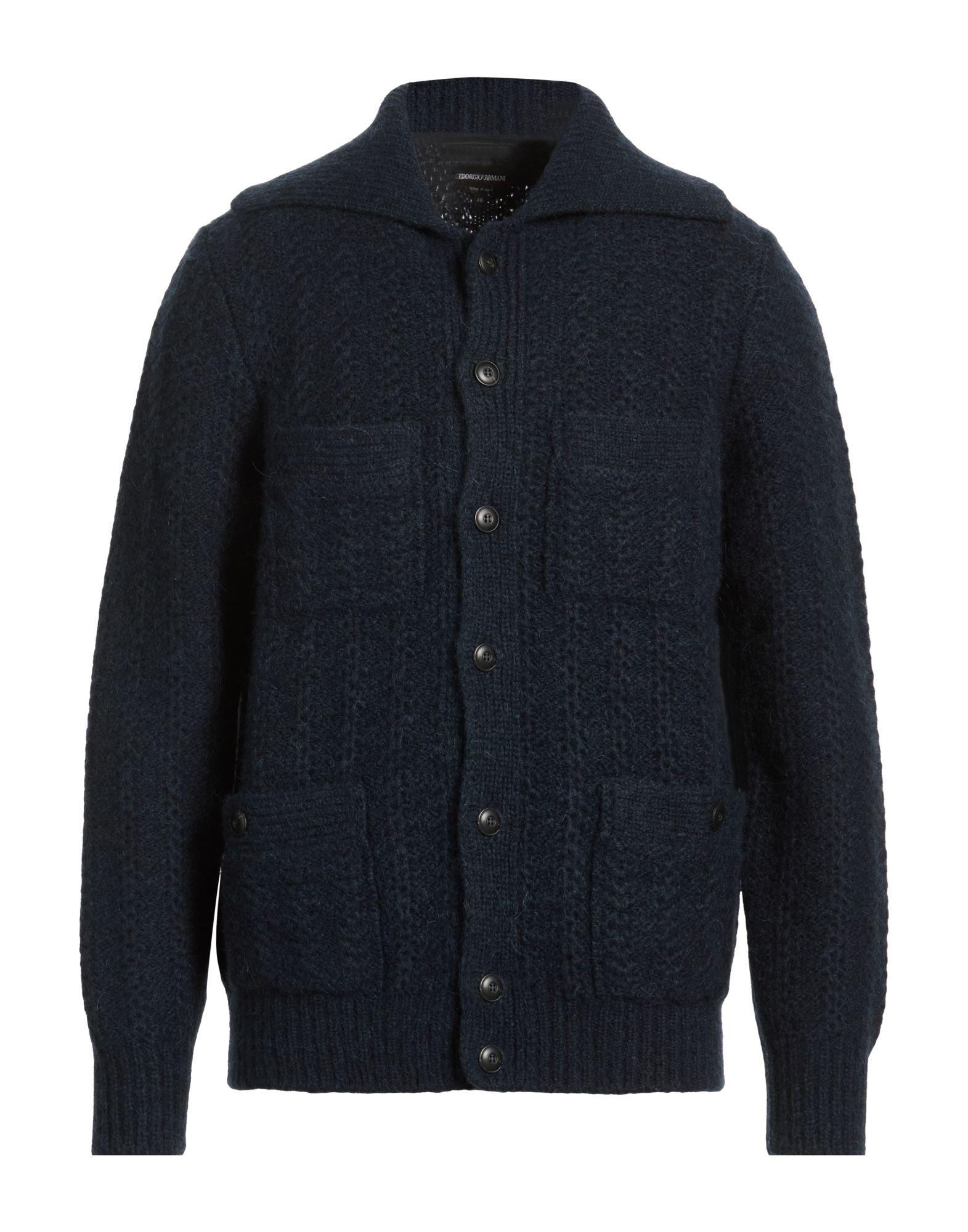 Giorgio Armani Knit Cardigan 54 Silk Cotton XL