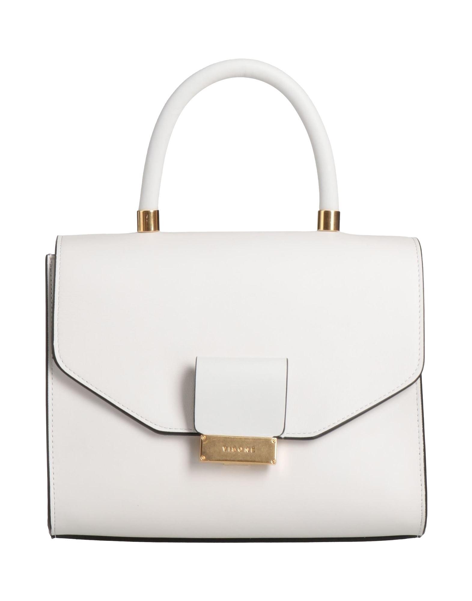 Accessible See through advertise VISONE Handbag in White | Lyst