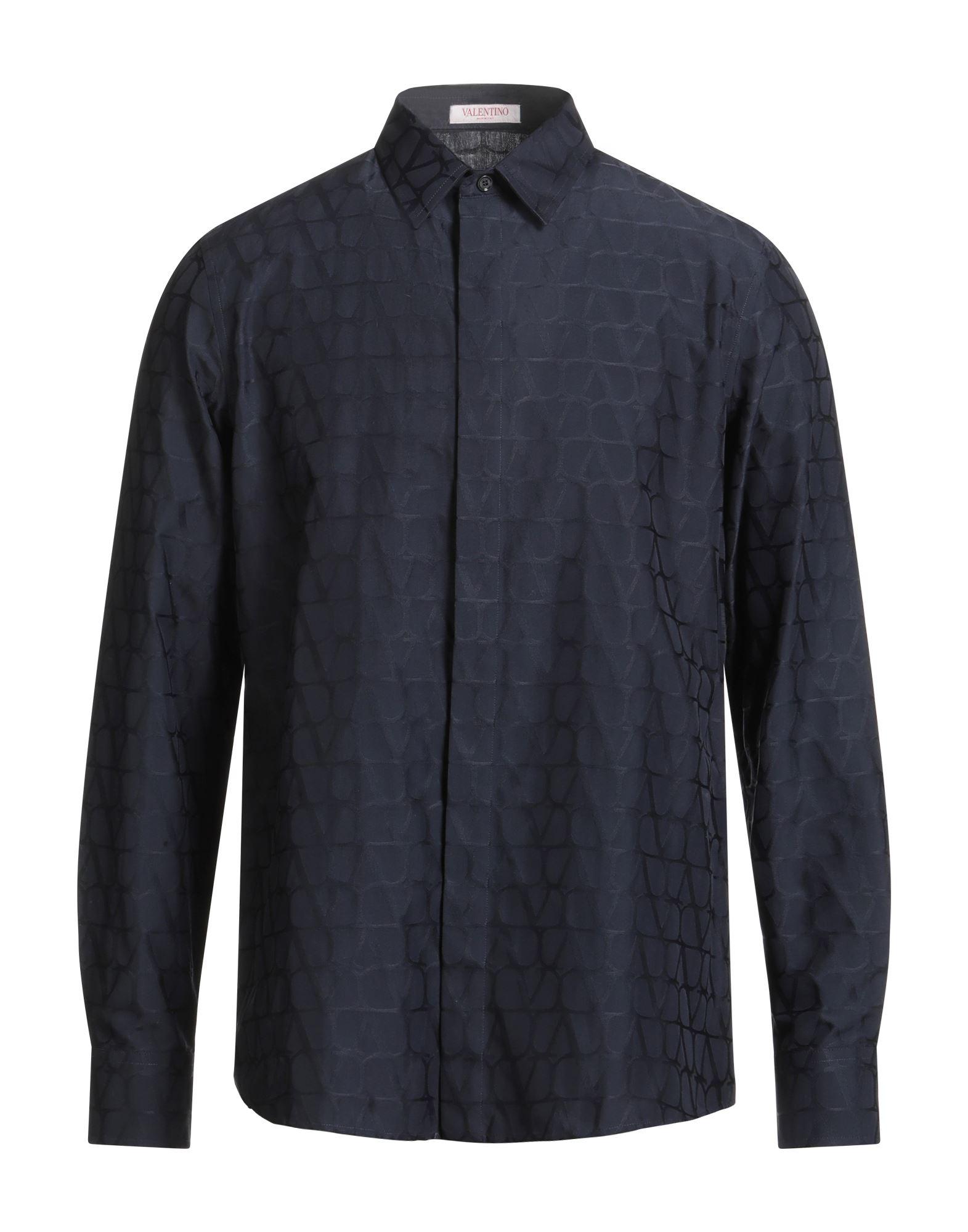 Camisa Valentino Garavani de hombre de color Azul Lyst