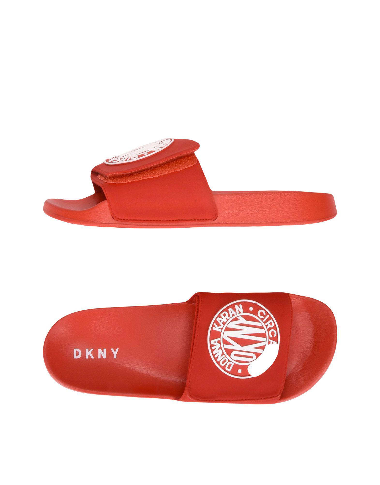 DKNY Neoprene Sandals in Red - Lyst