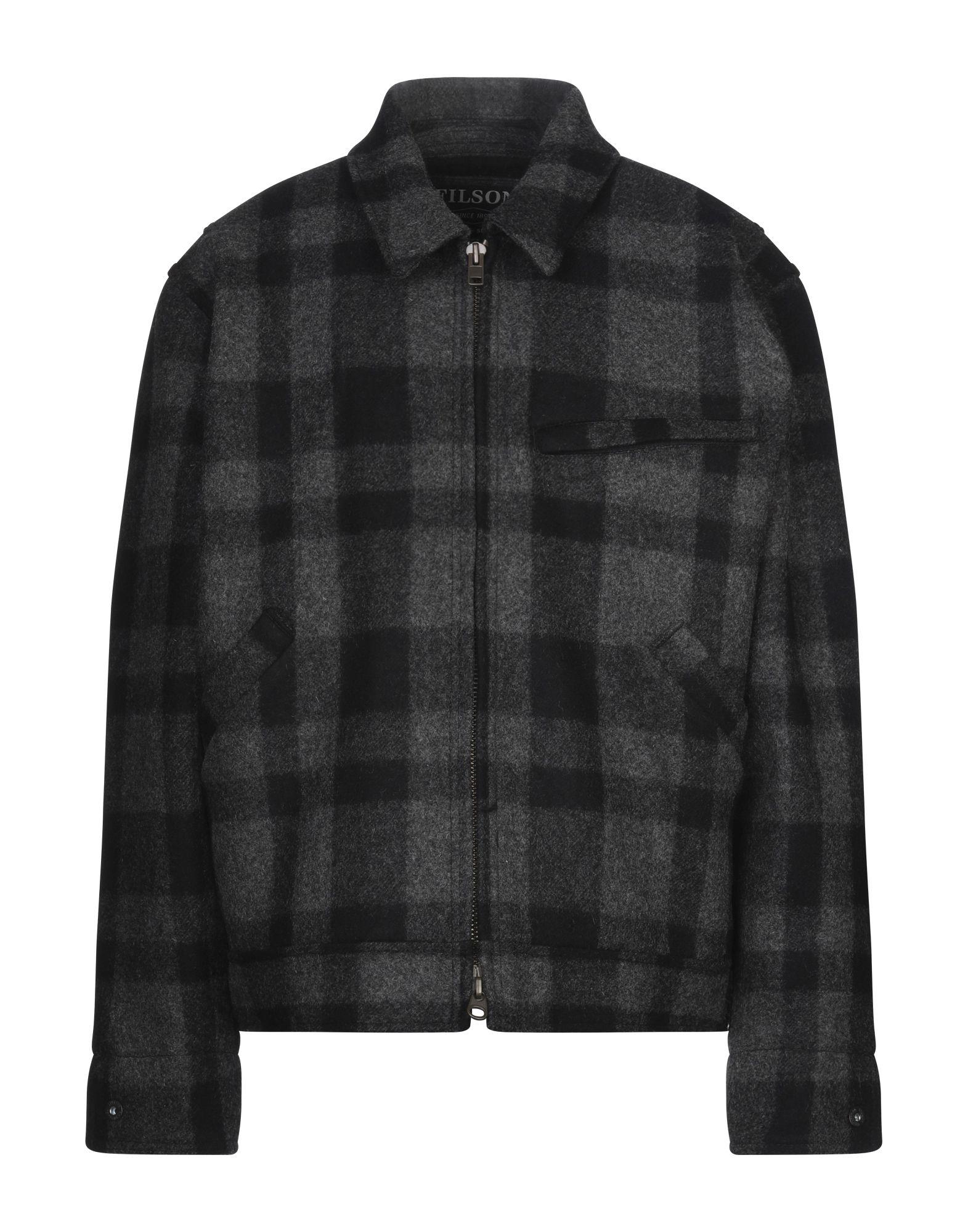 Filson Flannel Jacket in Black for Men - Lyst