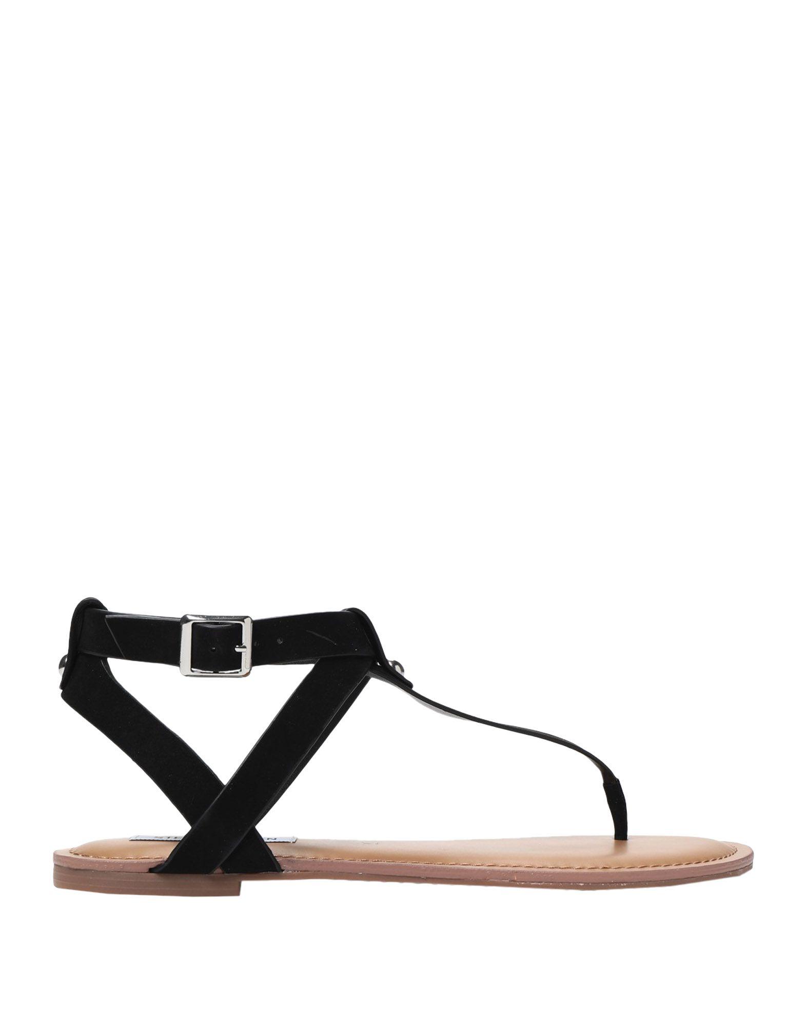 steve madden strappy sandals black