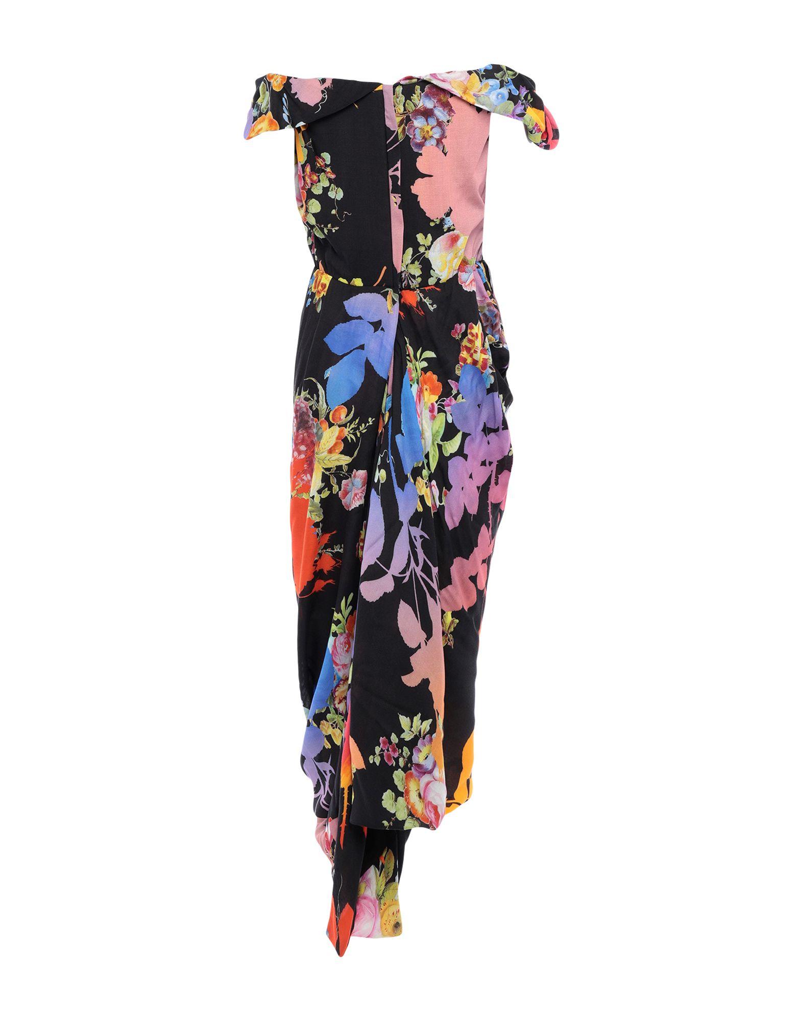Vivienne Westwood Synthetic Long Dress in Black - Lyst