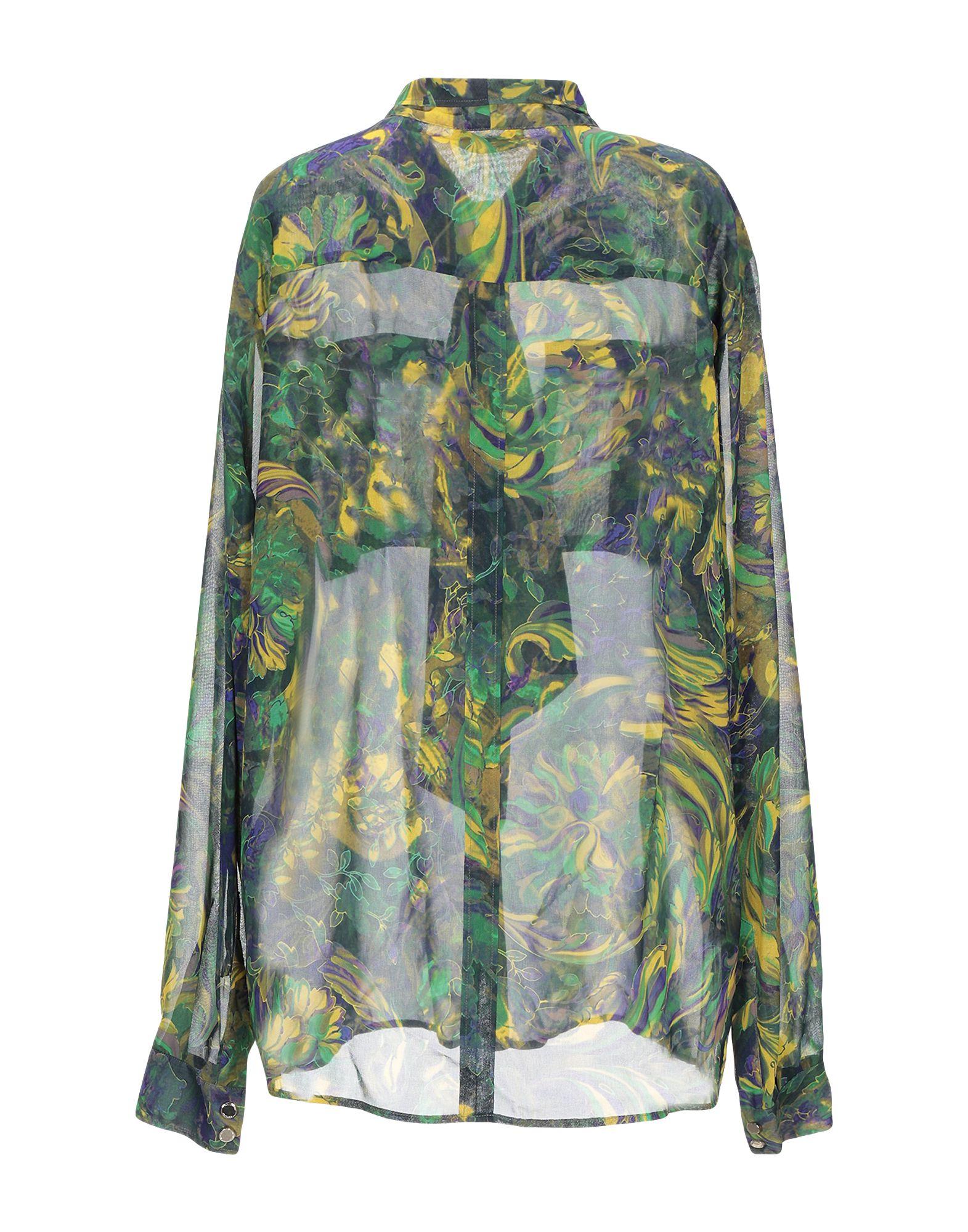 Versace Synthetic Shirt in Military Green (Green) - Lyst
