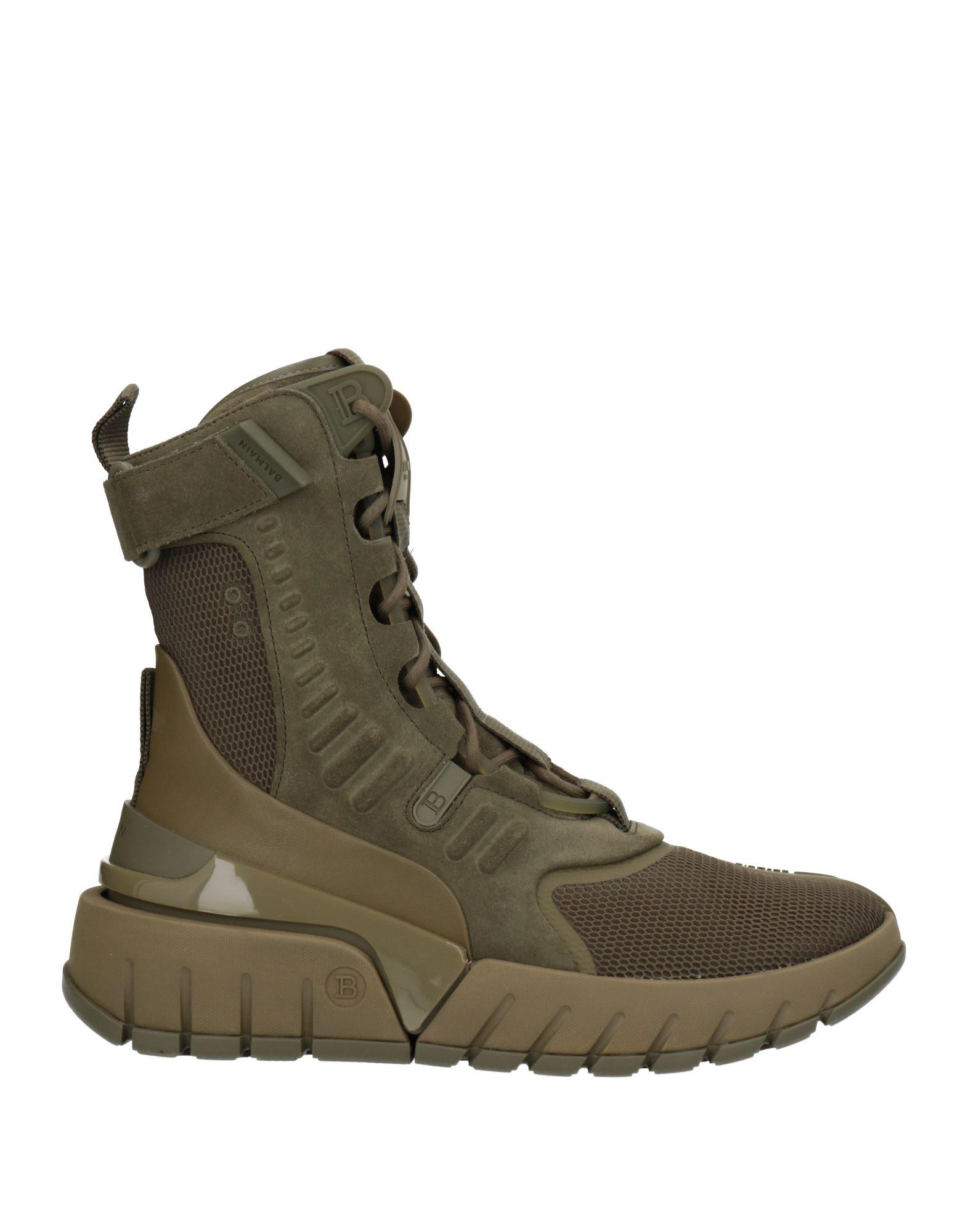 Balmain Ankle Boots in Green for Men | Lyst