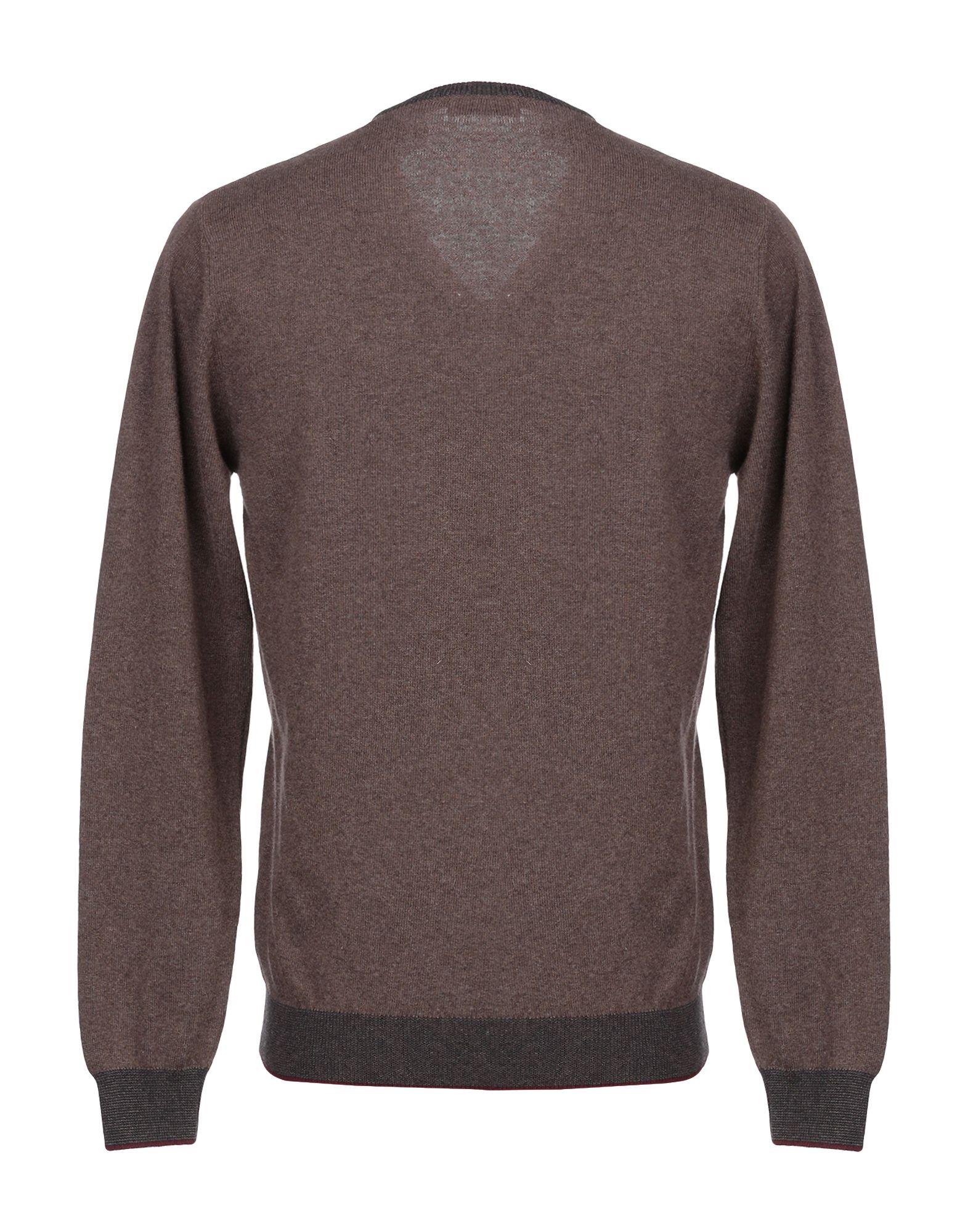 Andrea Fenzi Wool Sweater in Cocoa (Brown) for Men - Lyst