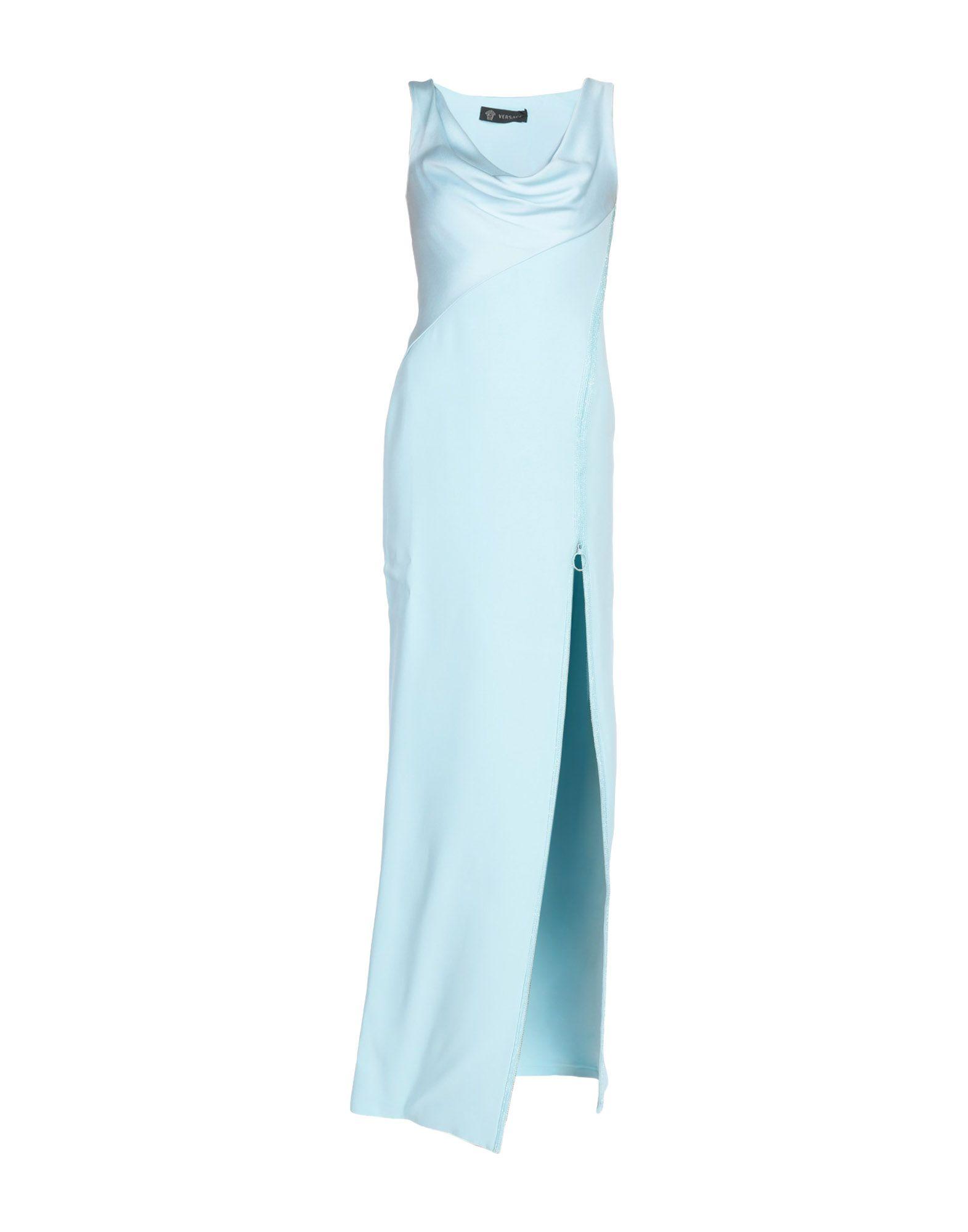 versace light blue dress