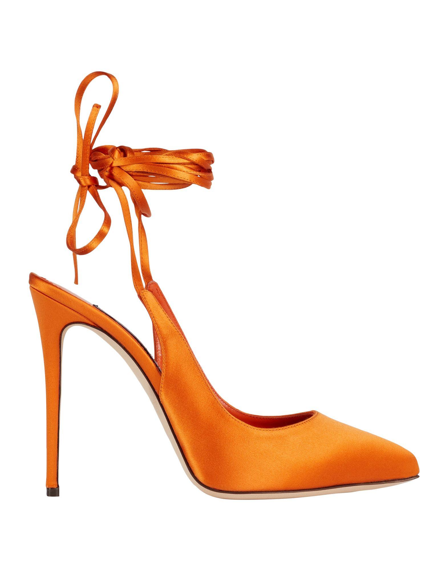 Dark orange heels best sale