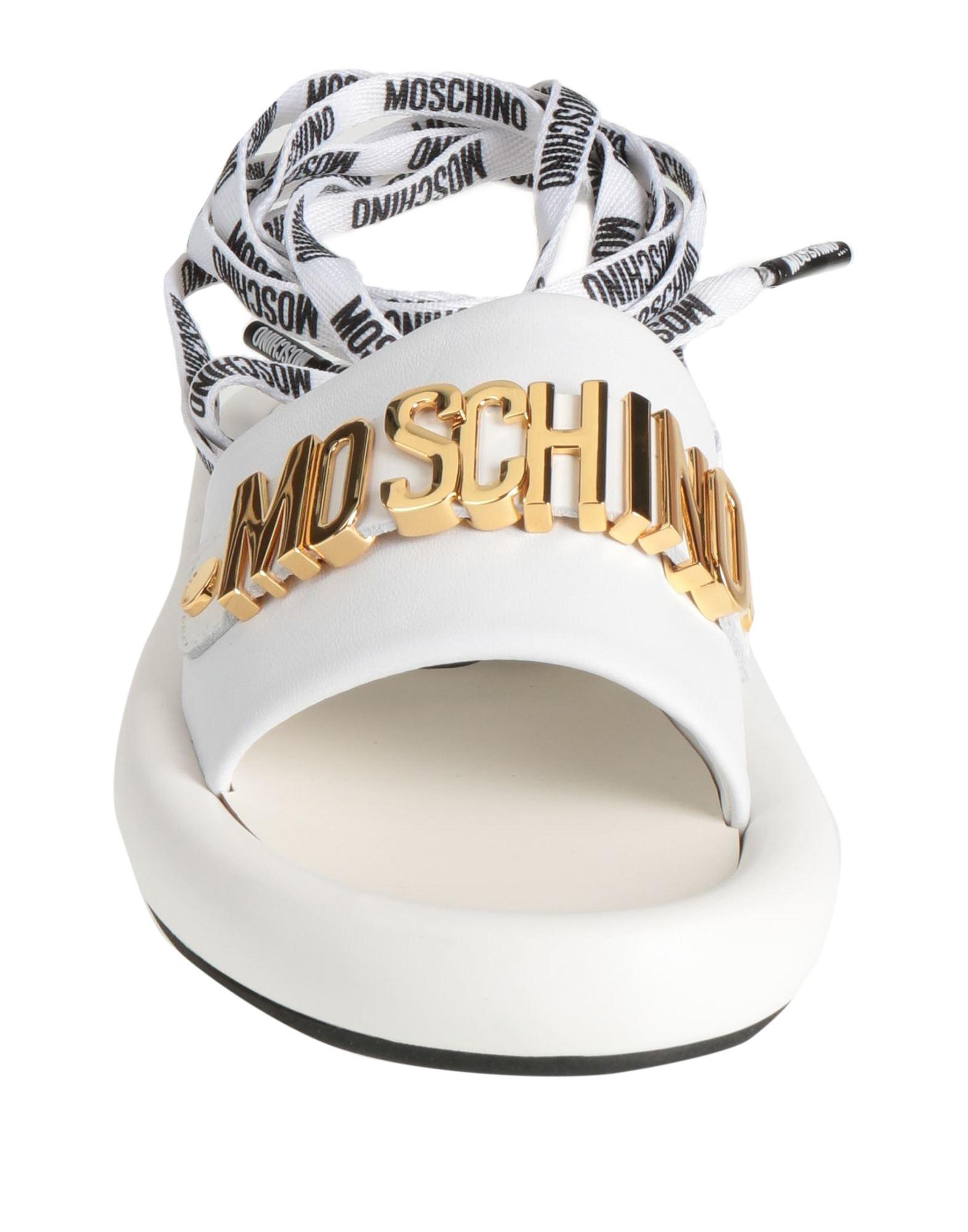 Moschino Sandals in White | Lyst