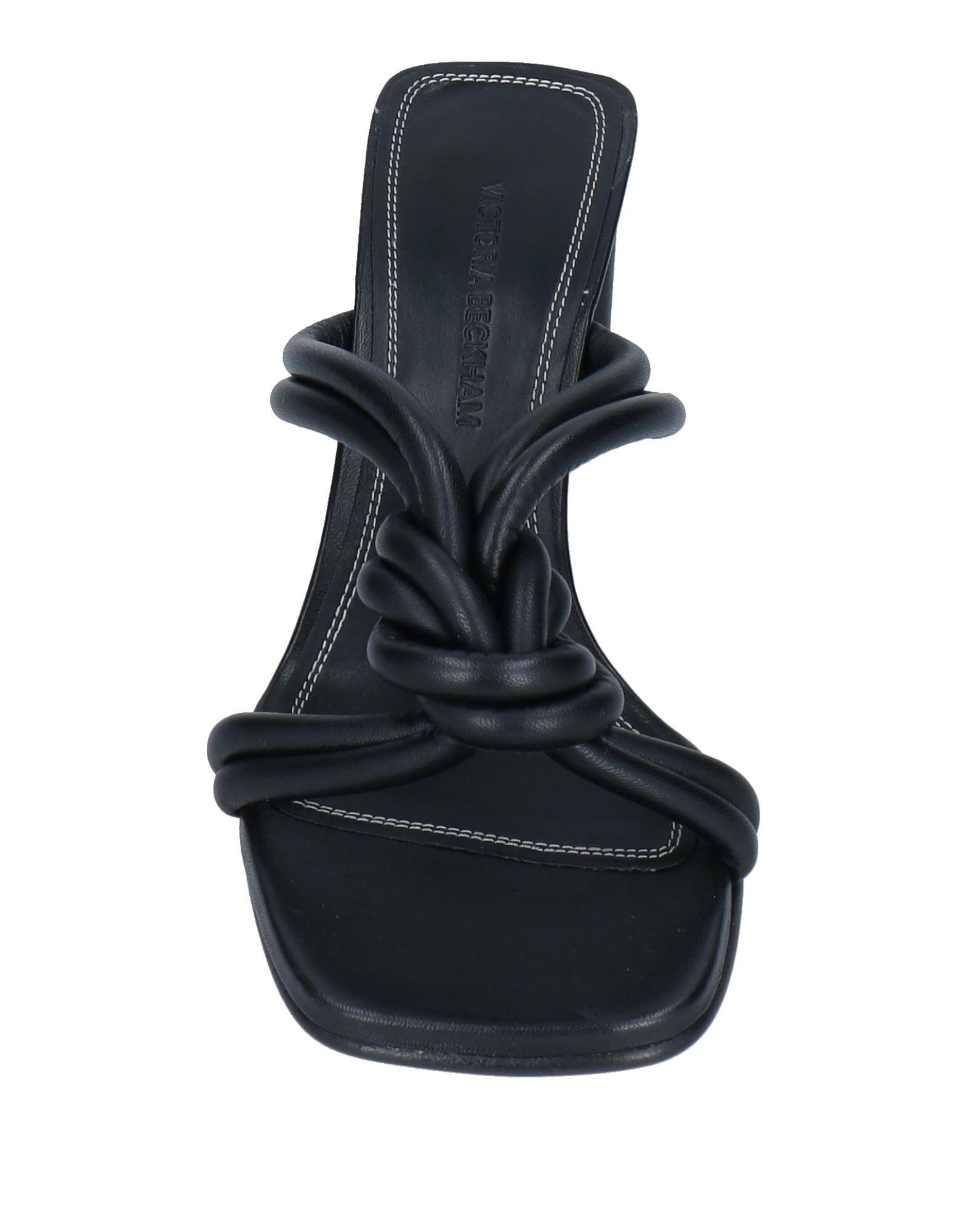 Victoria Beckham Sandals in Black | Lyst
