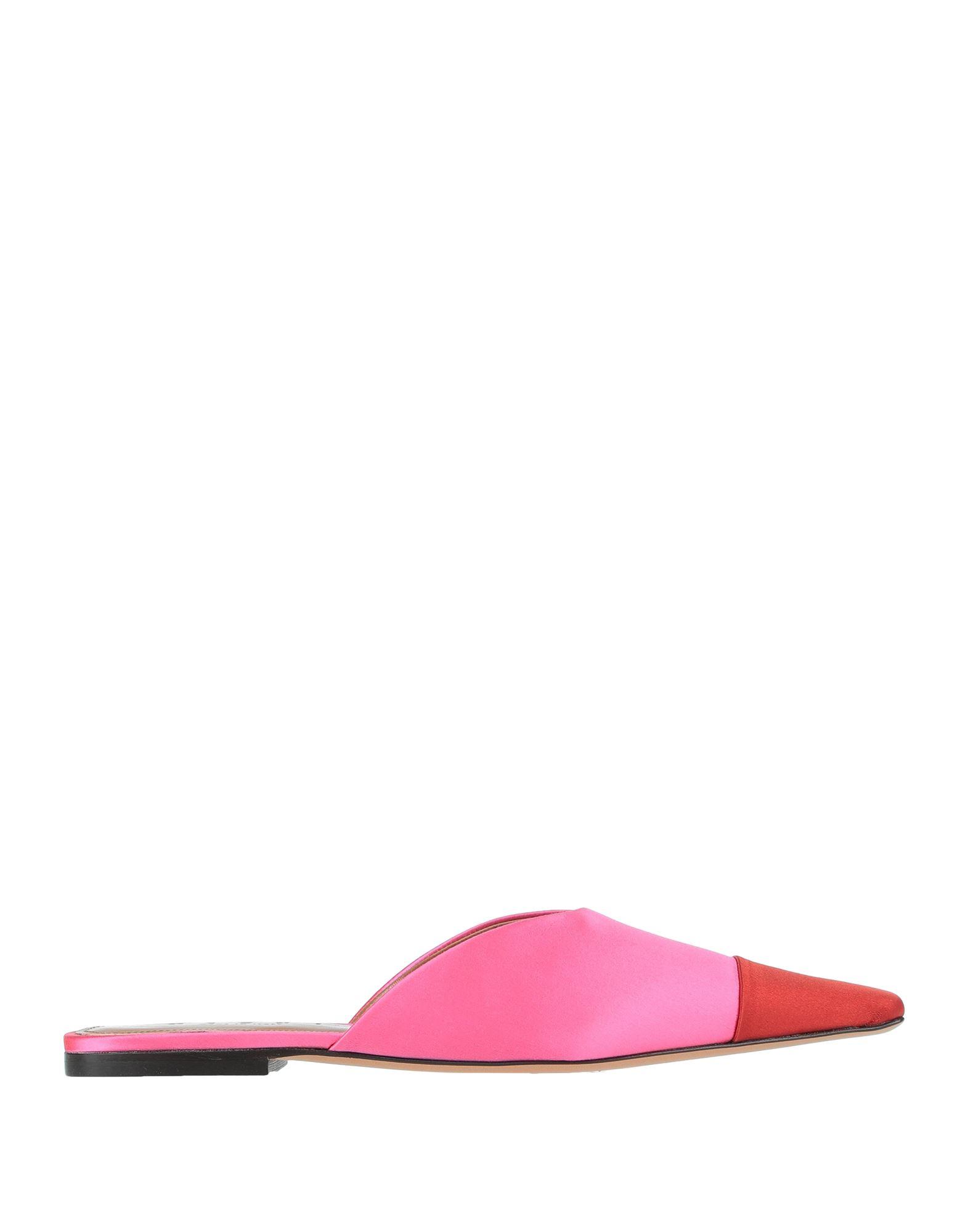 pink pointed mules