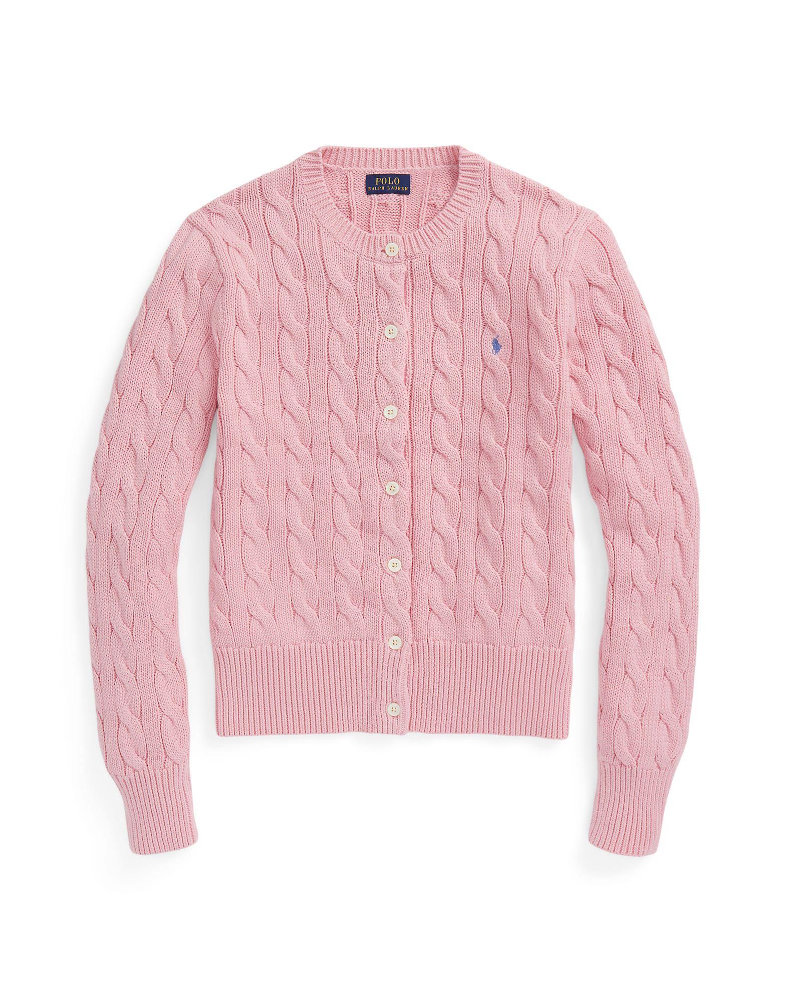 Polo Ralph Lauren Cardigan in Pink | Lyst
