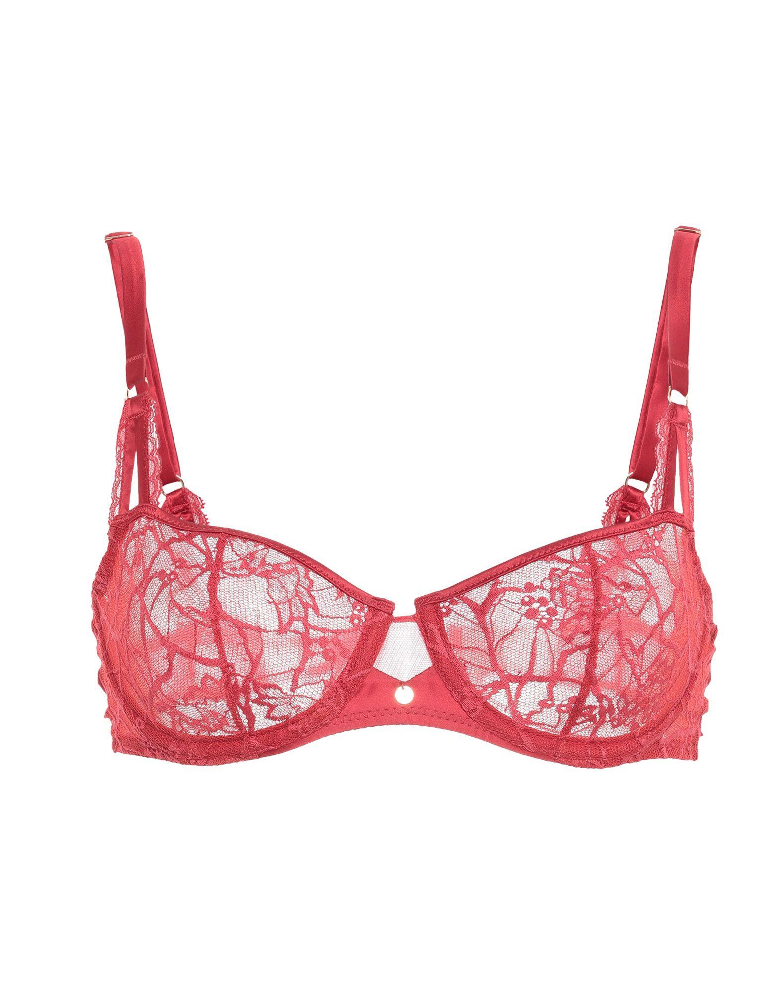 Chantelle Lace Bra in Red Lyst