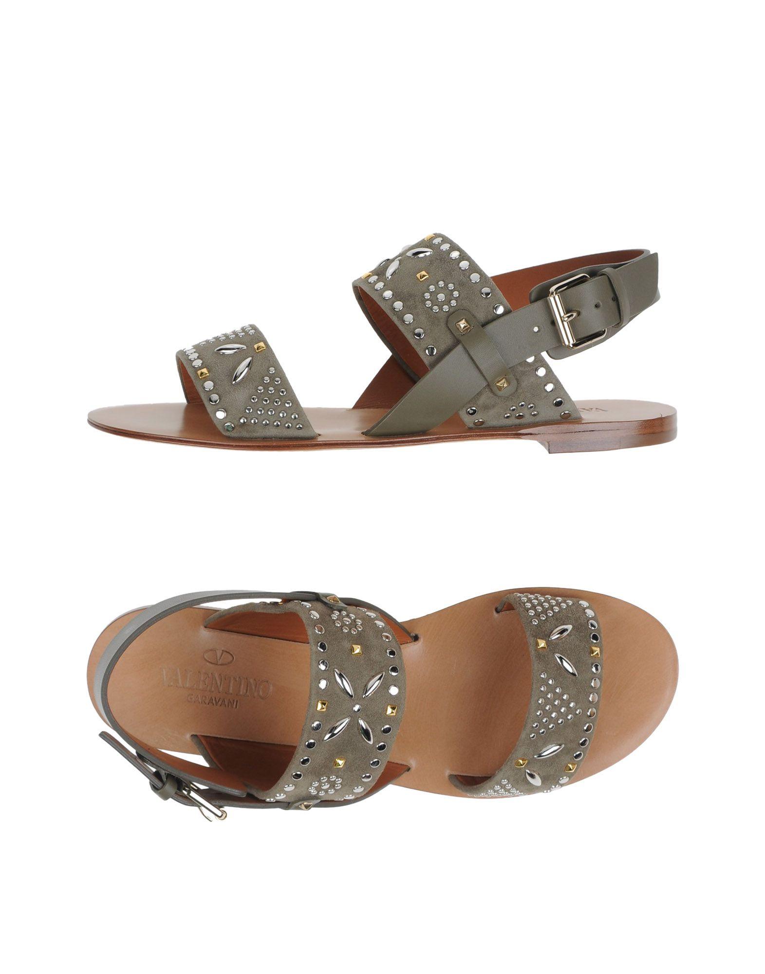valentino green slides