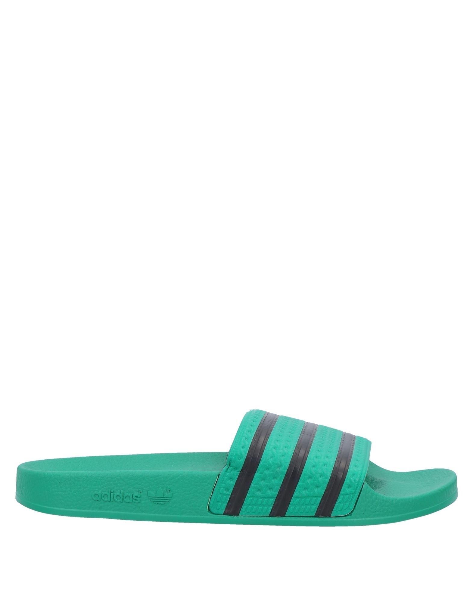 adidas adilette slides green