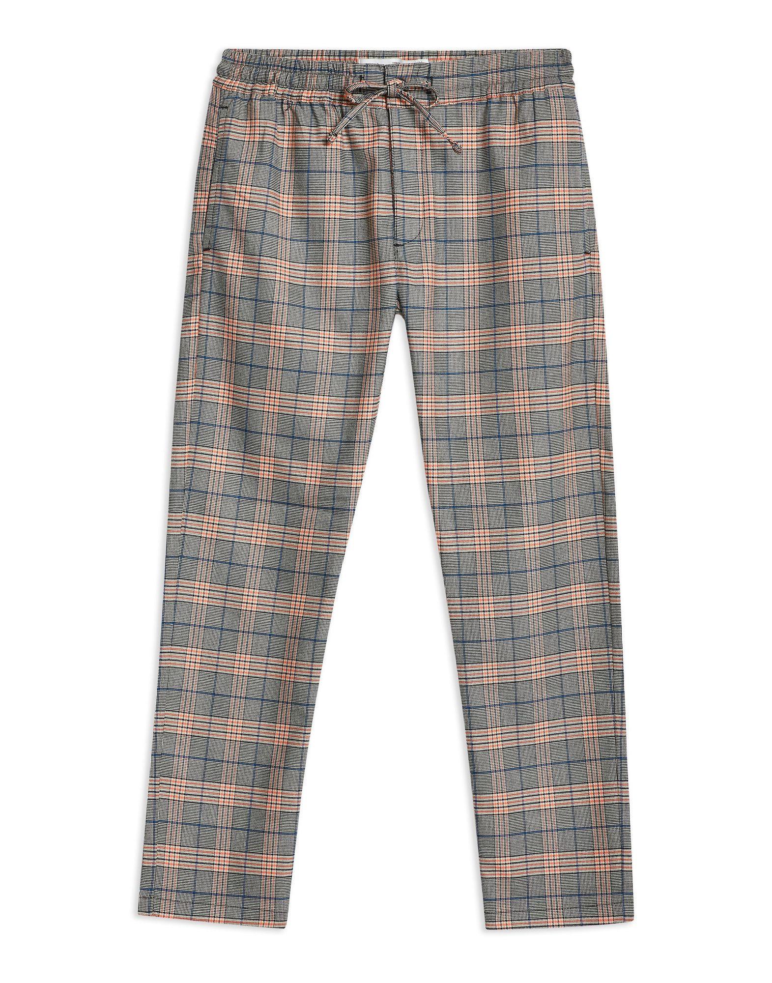 TOPMAN Tweed Casual Pants in Orange for Men - Lyst