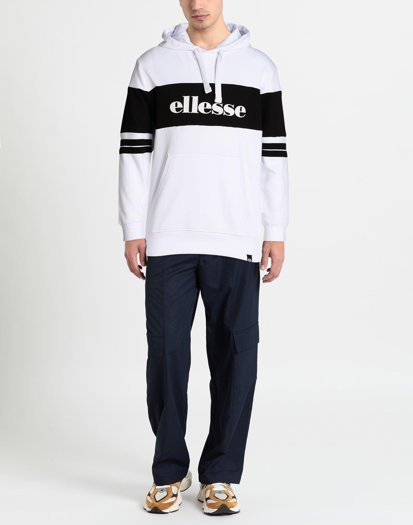 Ellesse white hoodie mens cheap