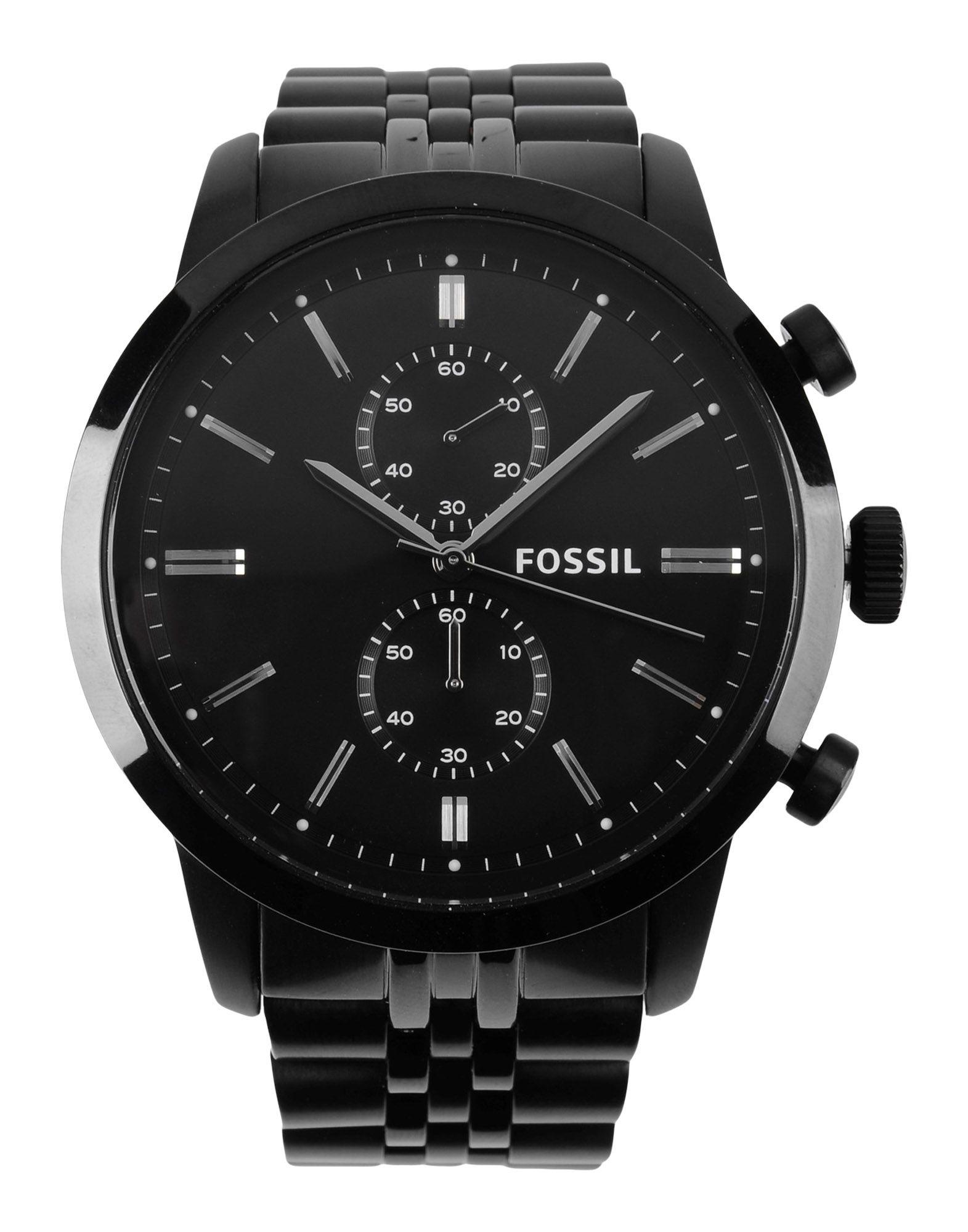 Fossil Wrist Watch in Black for Men - Lyst