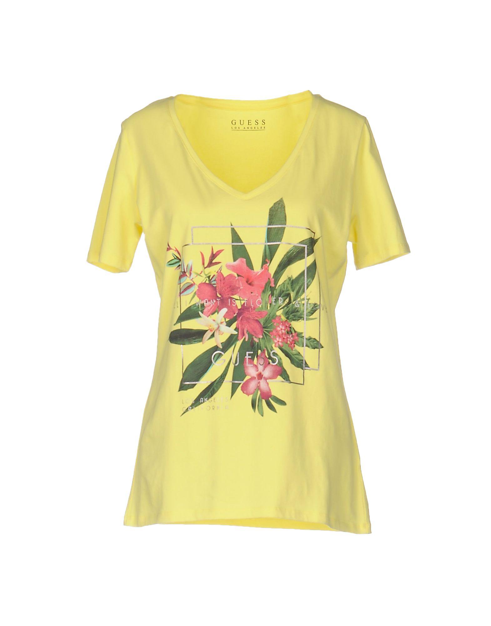 yellow guess top