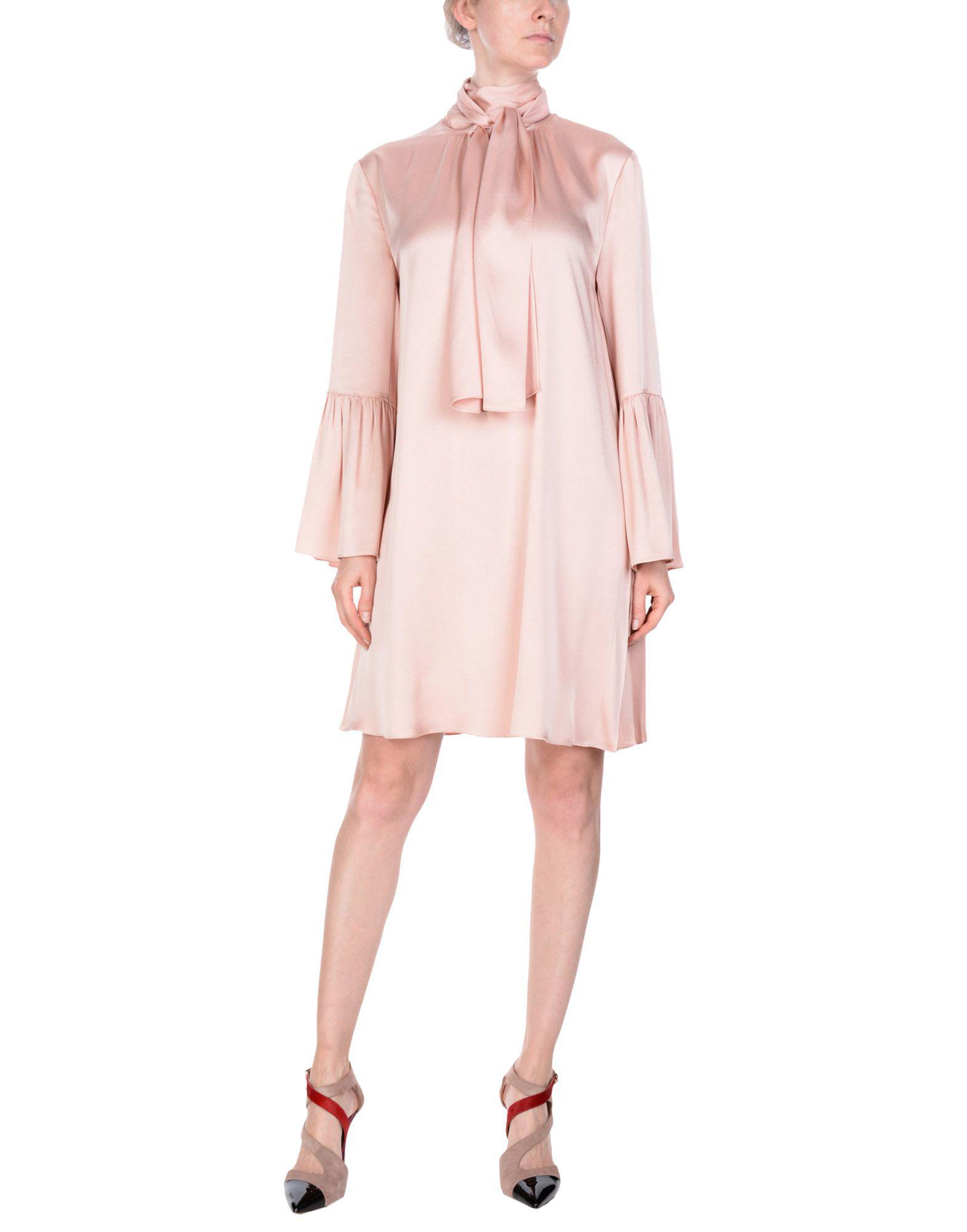 Fendi Synthetic Short Dress in Pink - Lyst