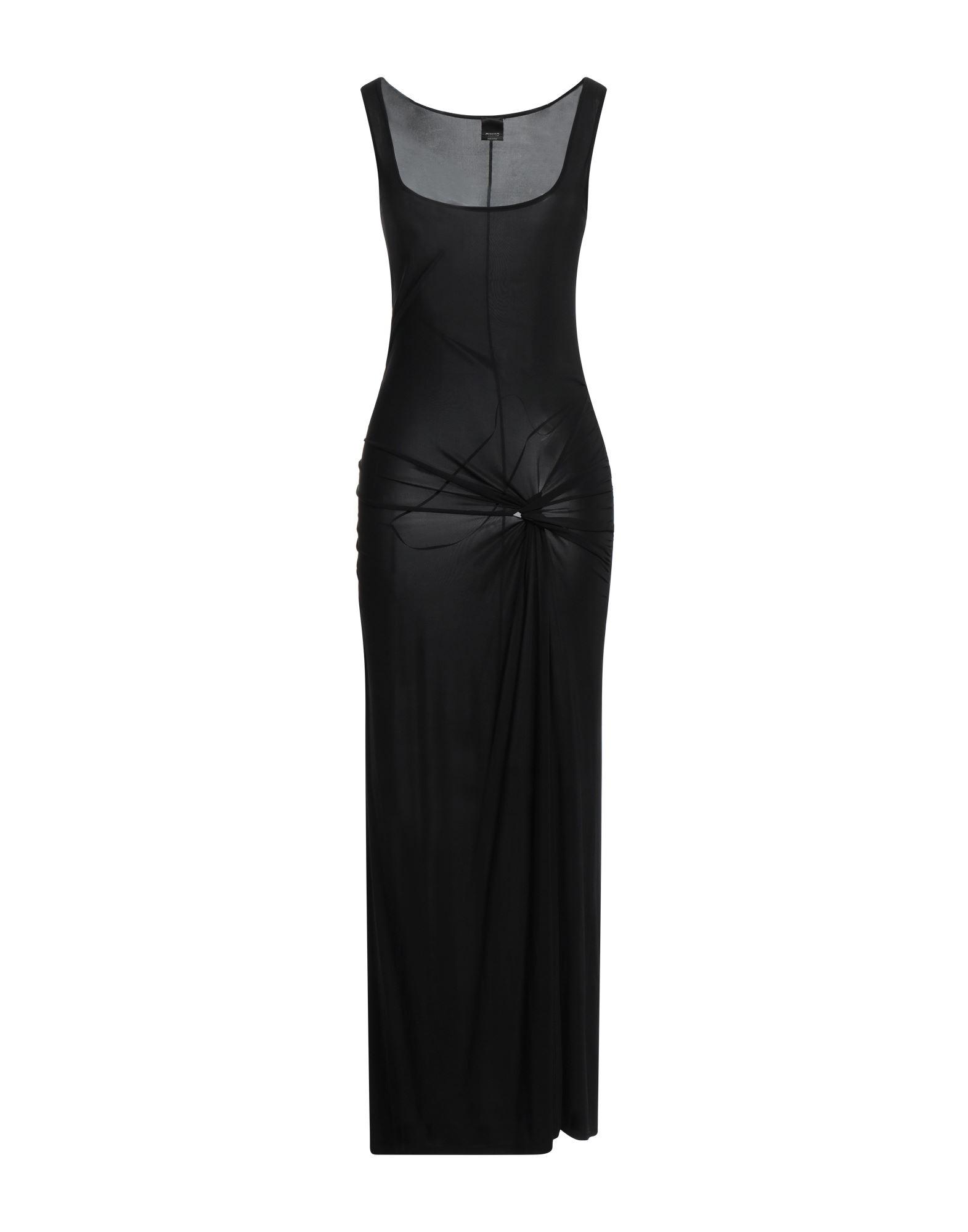 pinko ruched flared dress Pinko Ruched Maxi Dress