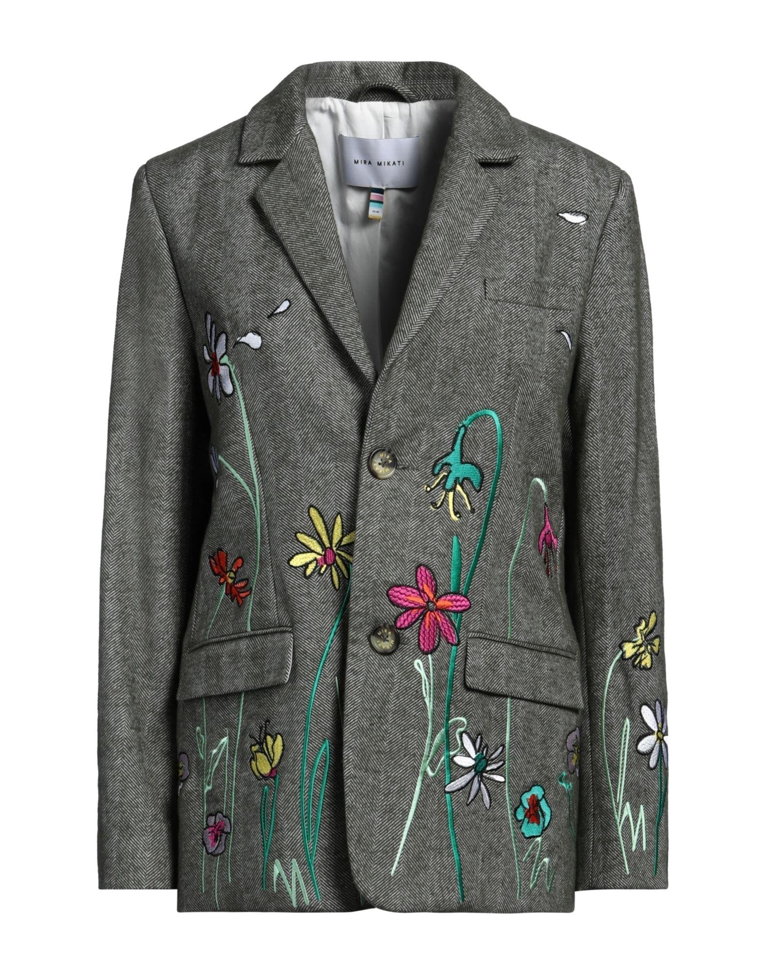 Mira Mikati⭐️チェックジャケット34美品 Mira Mikatiホシ️チェックジャケット34ビヒン