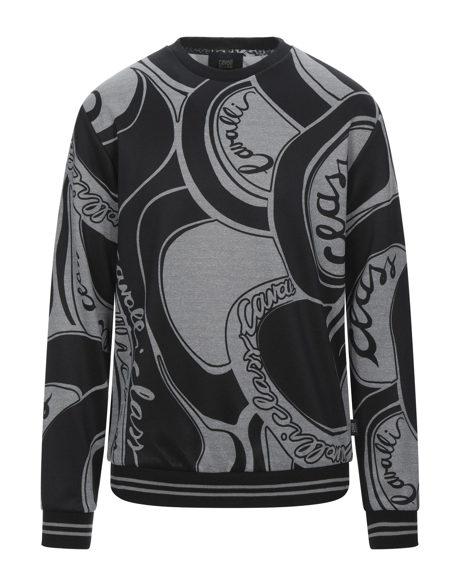 Class Roberto Cavalli Sweatshirt in Black for Men - Lyst