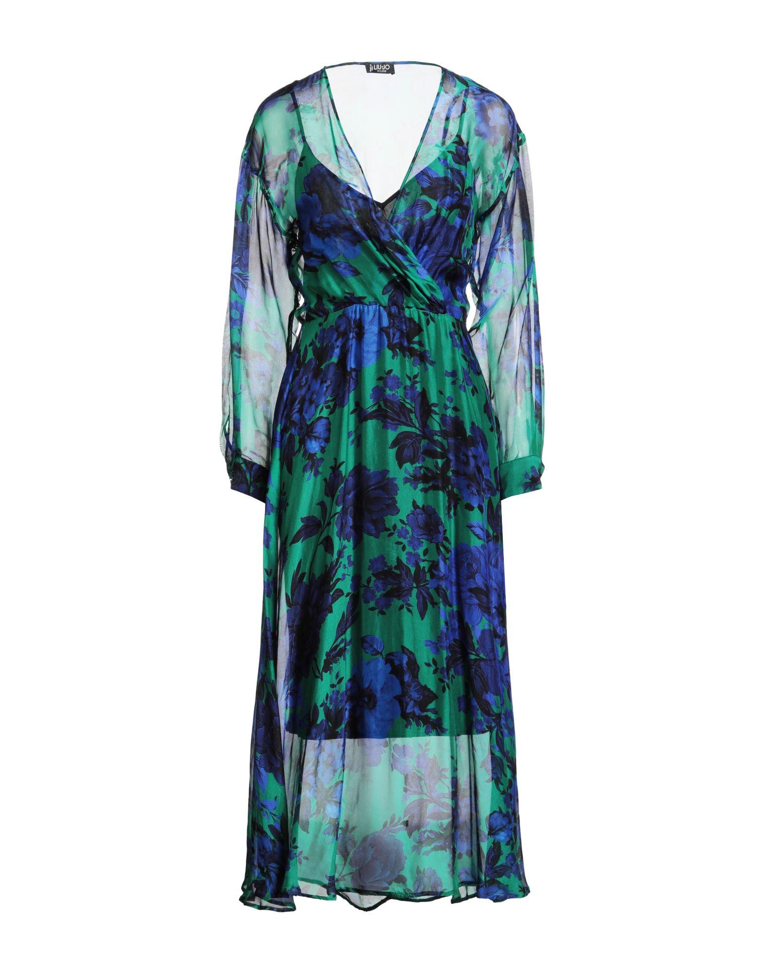 liu jo silk dress LIU JO Deep teal Womens Special Occasion Dress