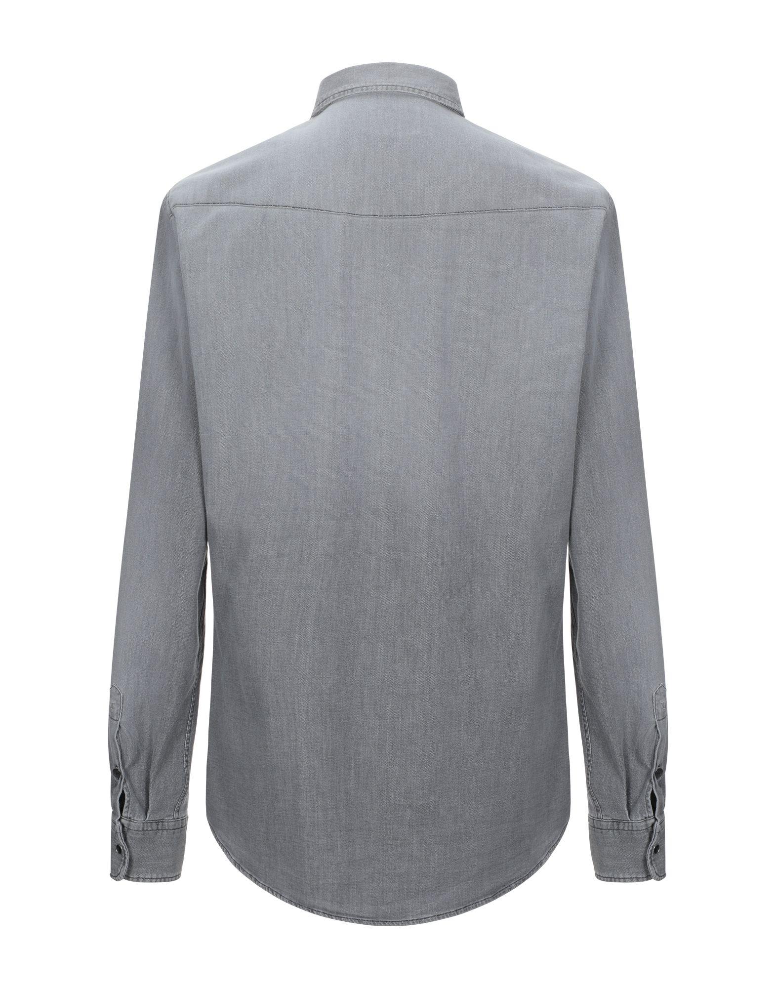 Dondup Denim Shirt in Grey (Gray) for Men Lyst
