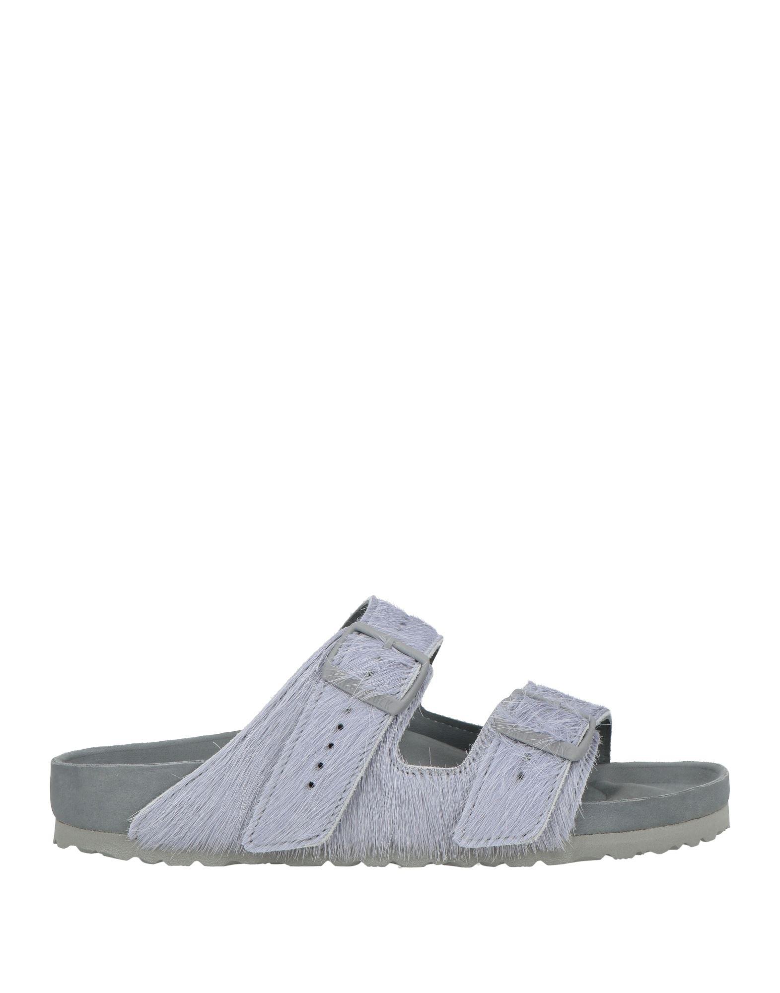 Rick Owens Birkenstock Arizona サンダル　グレー Rick Owens Arizona Leather Creased Metallic Silver | BIRKENSTOCK