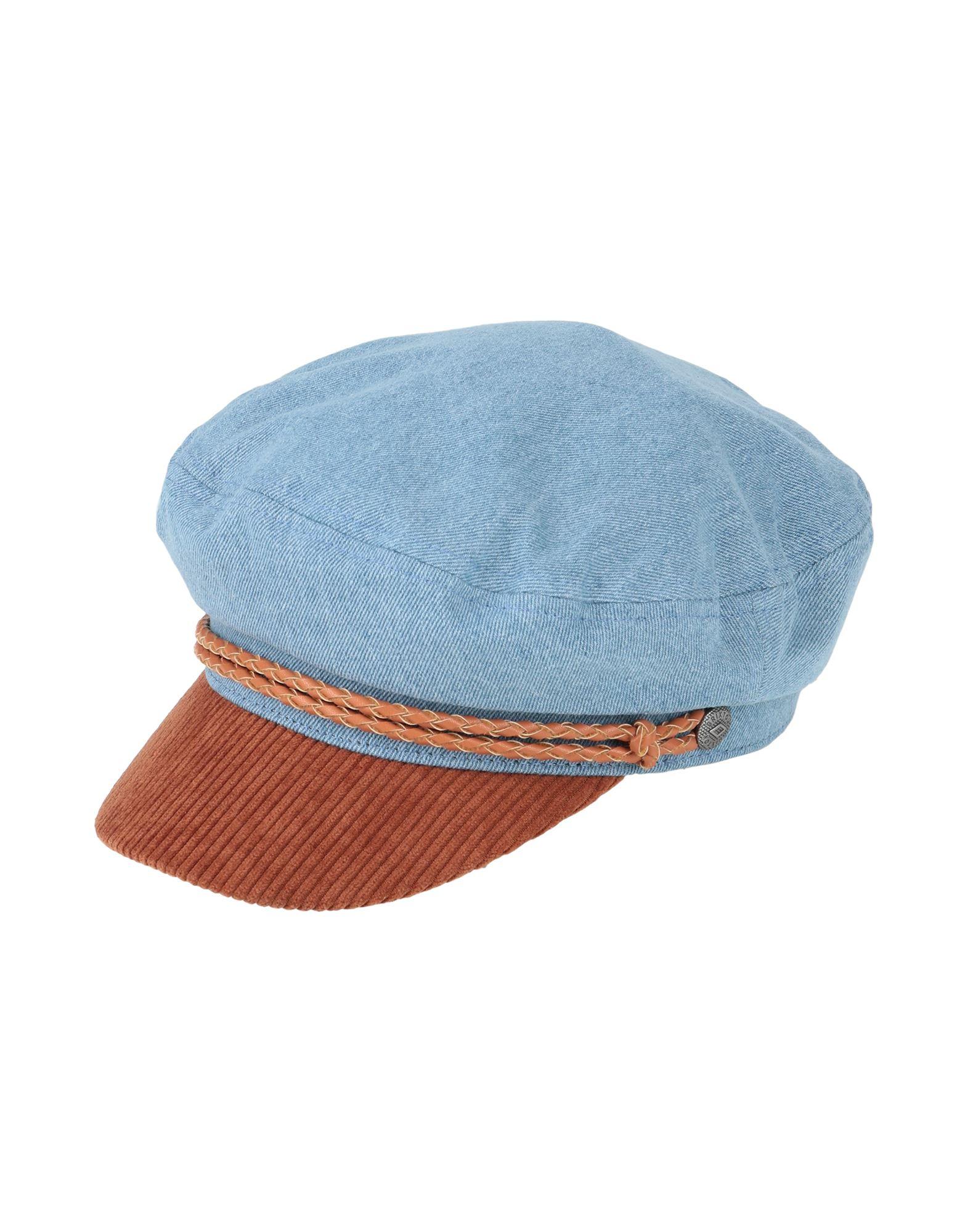 Brixton Velvet Hat in Sky Blue (Blue 