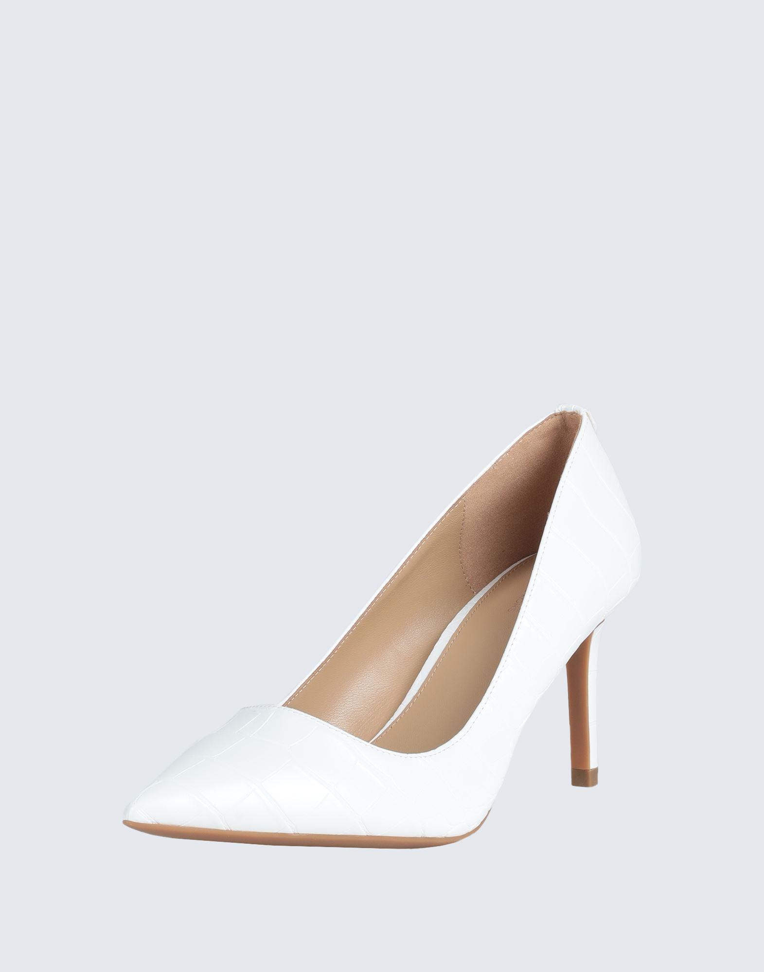 Michael kors white shoes heels sale