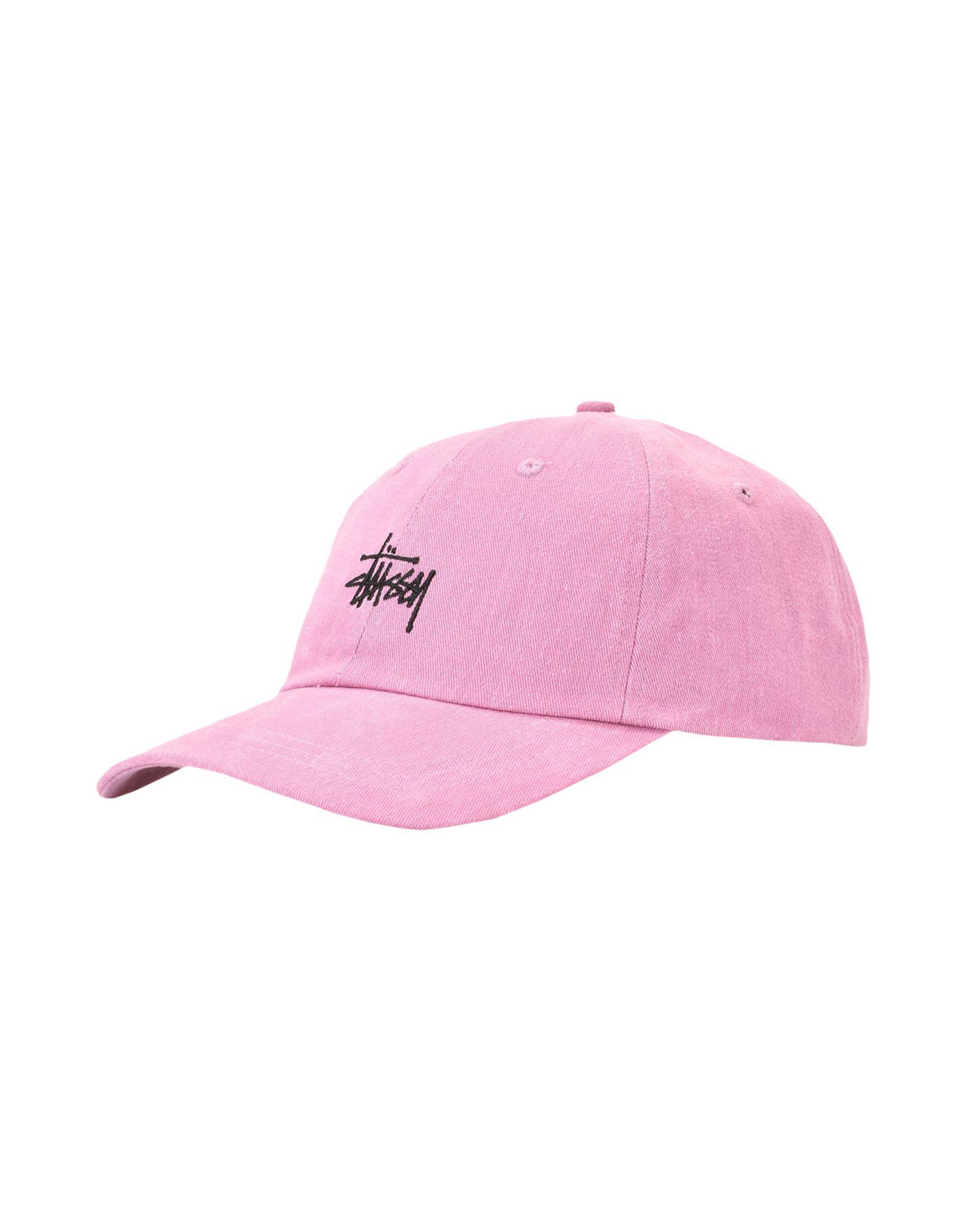 Stussy Cotton Hat In Pink Lyst