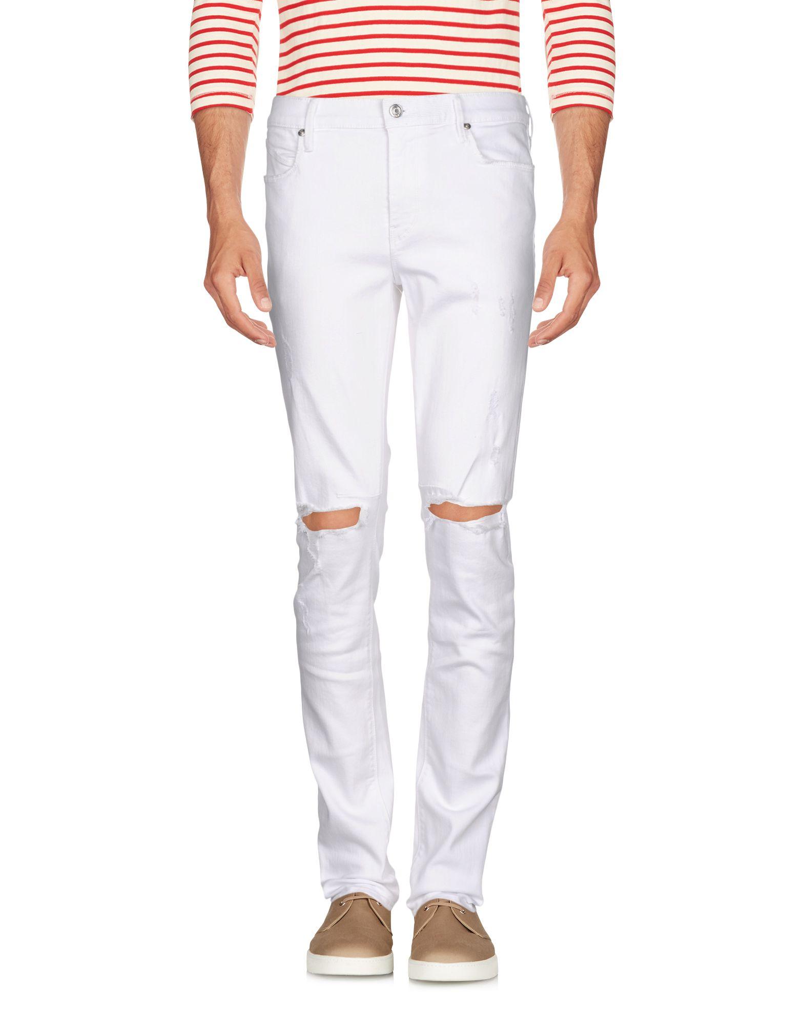 RTA Denim Pants in White for Men - Lyst