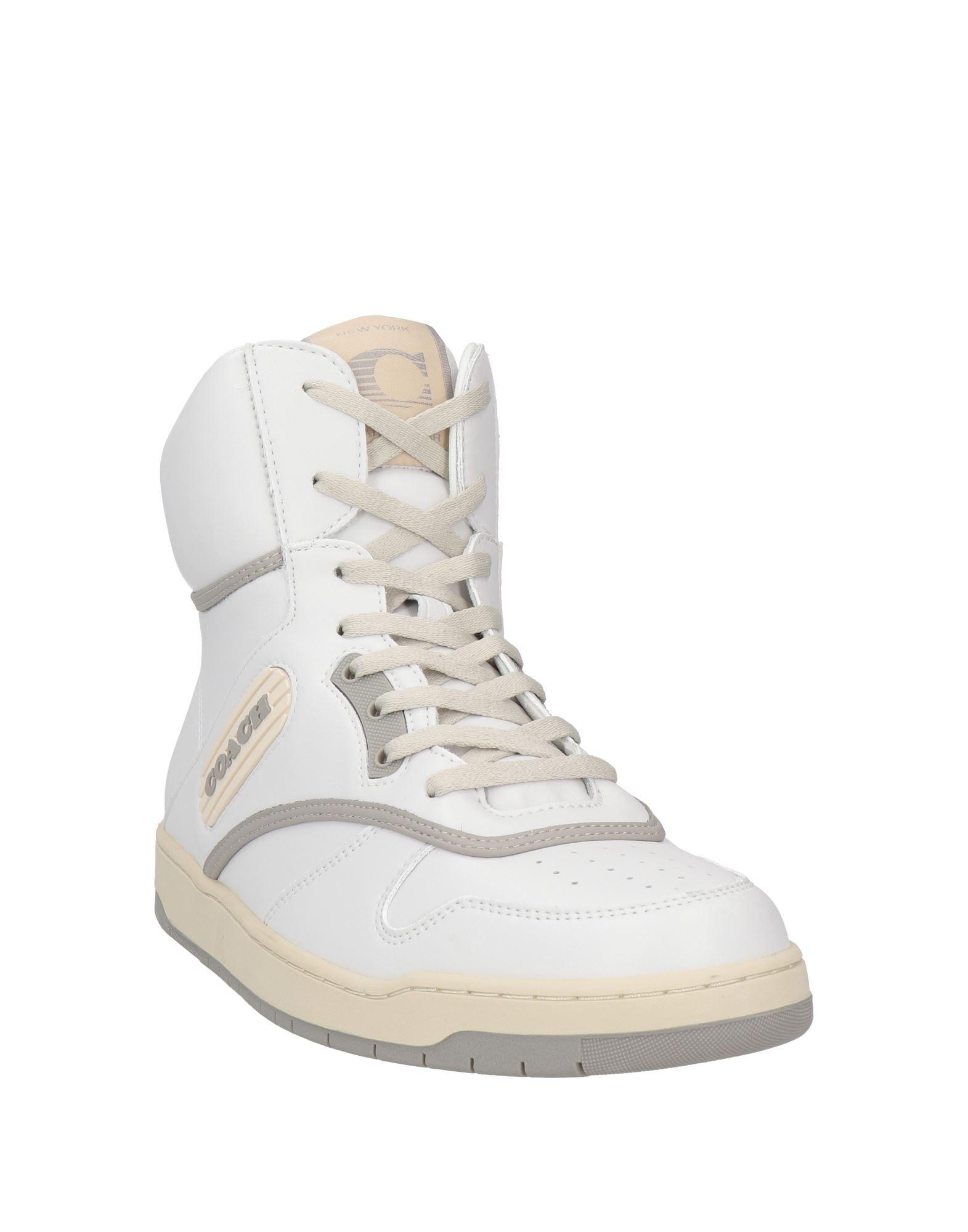 COACH Sneakers Leather in White for Men Lyst