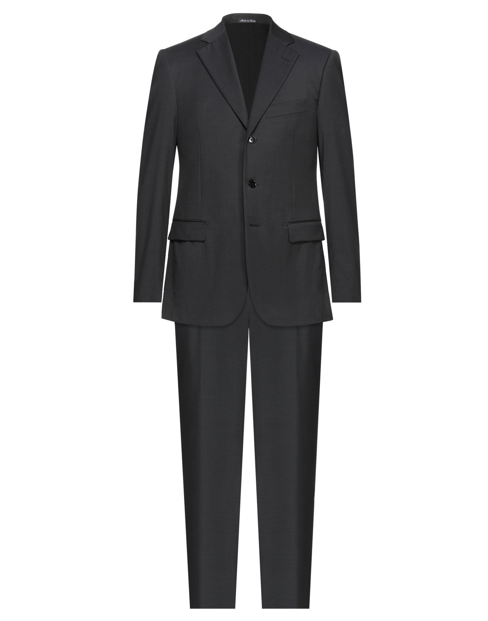 Pal Zileri Wool Suit in Steel Grey Grey for Men Mens Clothing Suits Two-piece suits 