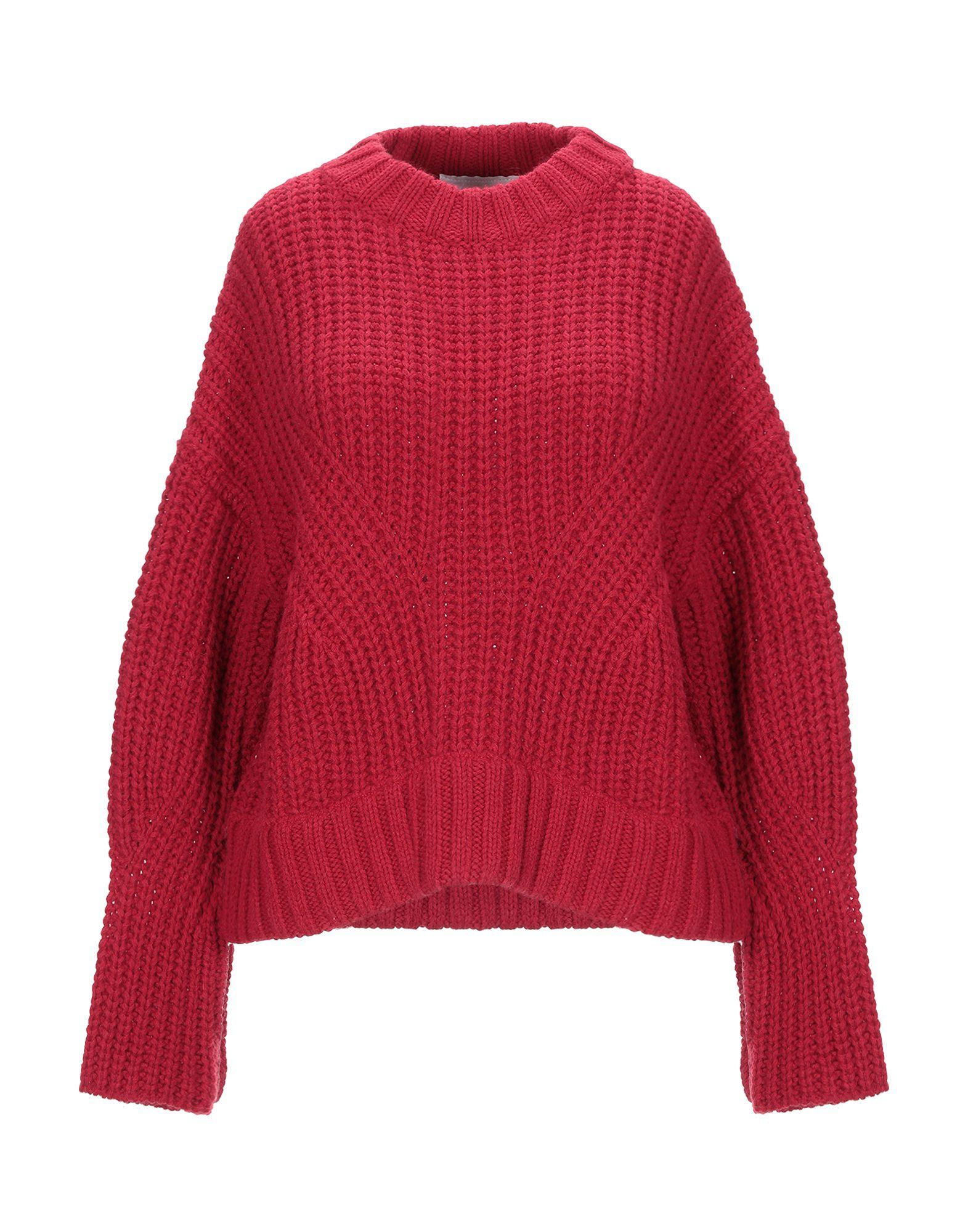 soft red jumper