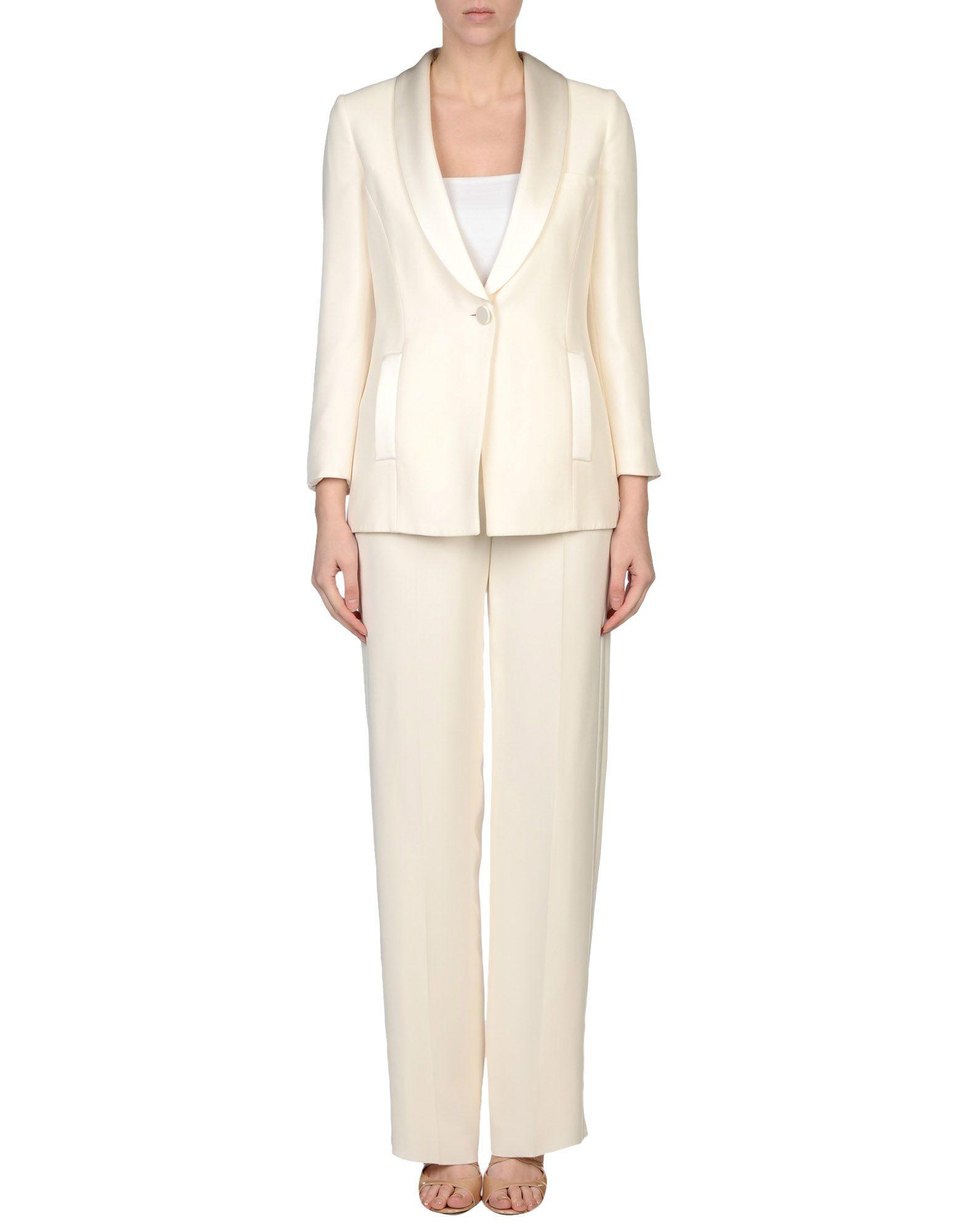 Giorgio Armani Women's Suit in White | Lyst