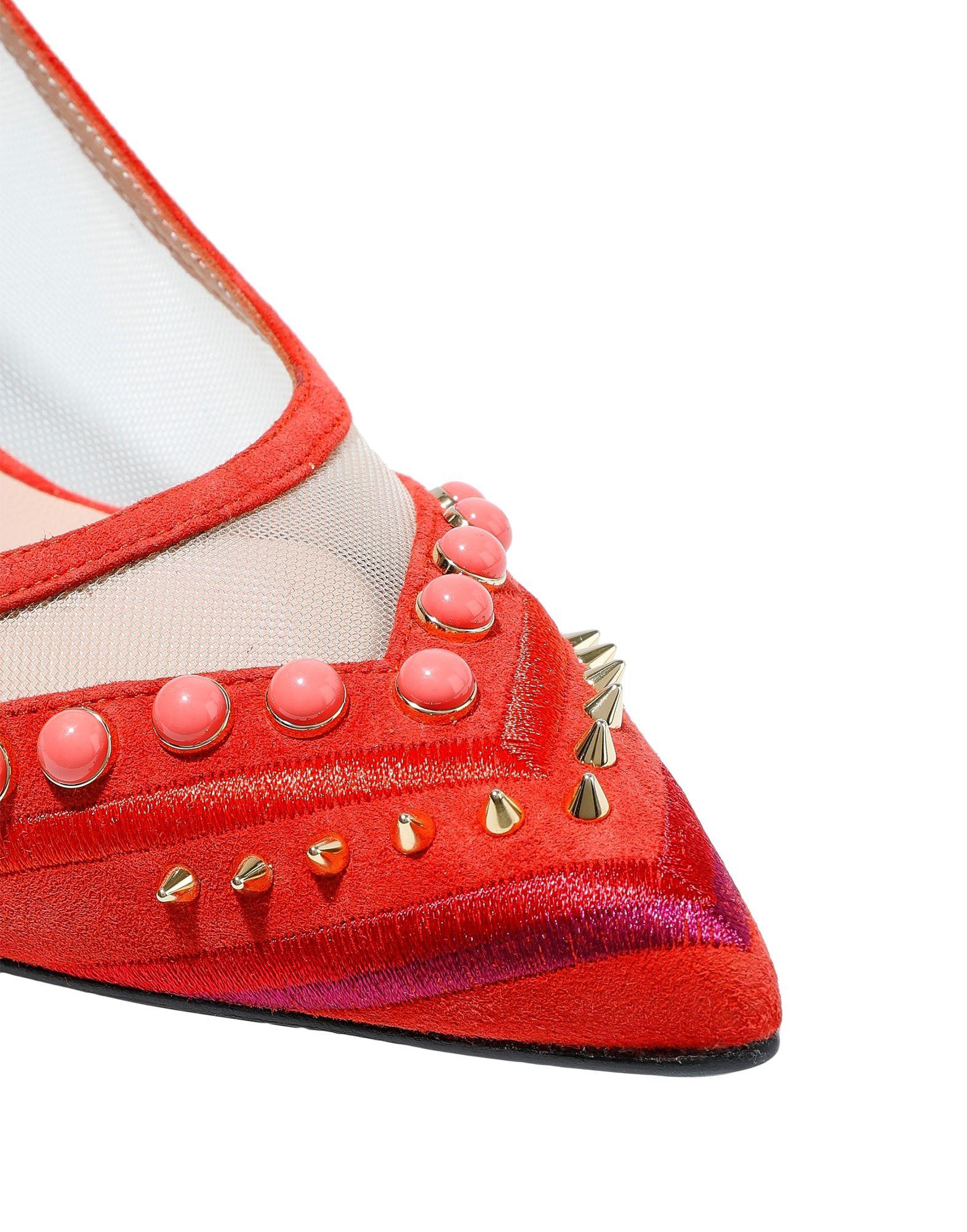 stuart weitzman red espadrilles