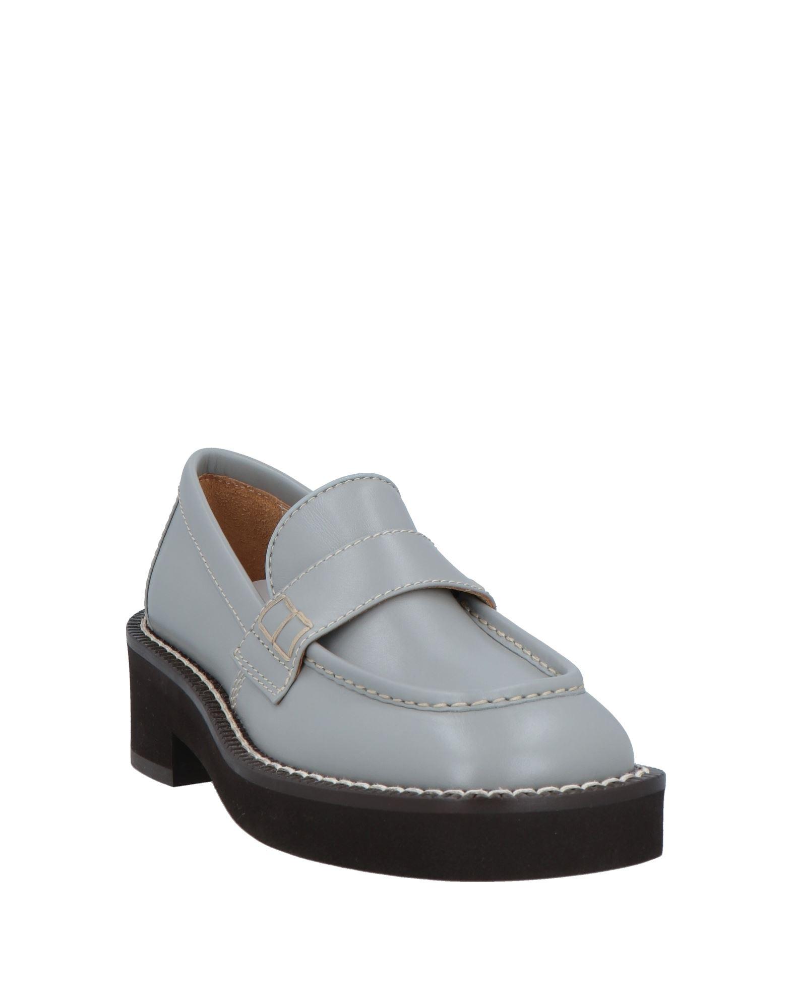 Grey loafers womens sales