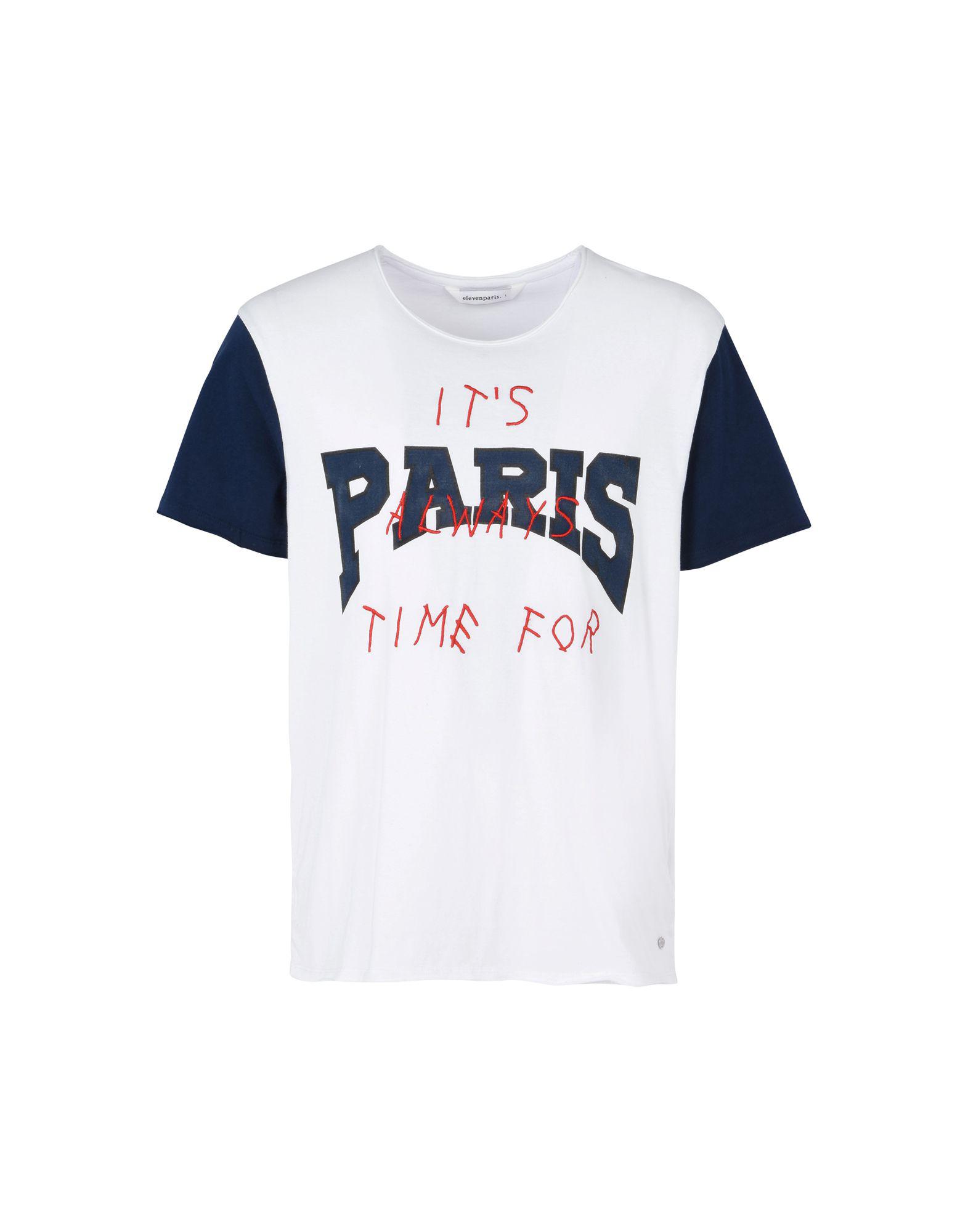 ELEVEN PARIS T-shirt in White for Men - Lyst