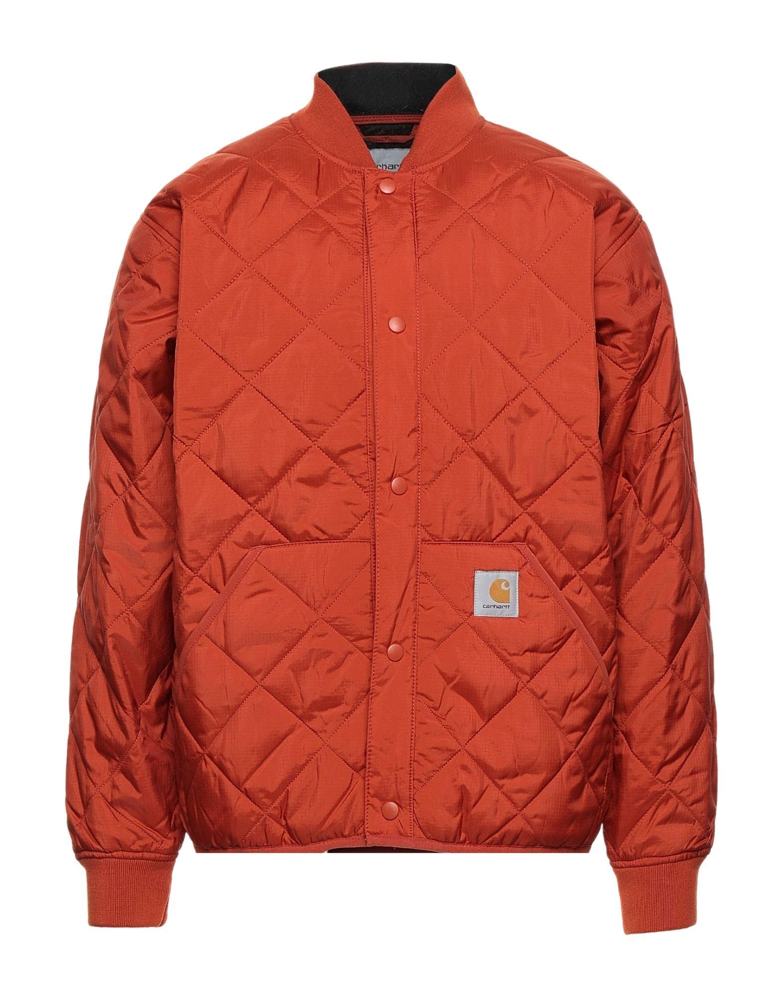 Carhartt Synthetic Jacket in Orange for Men | Lyst