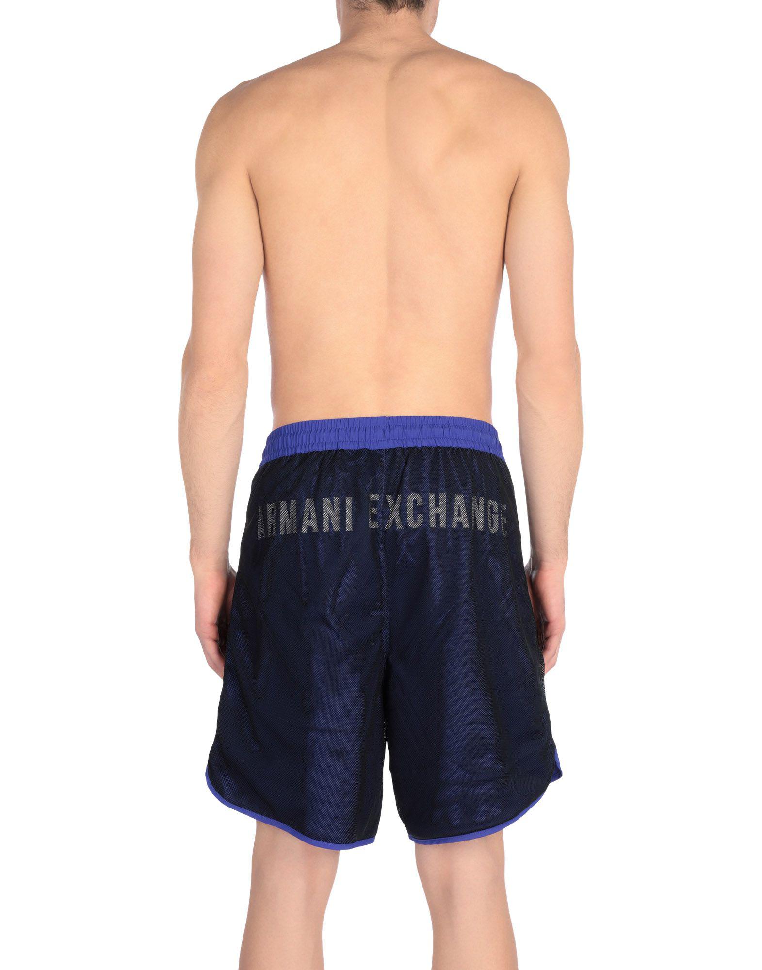 armani exchange swimming trunks
