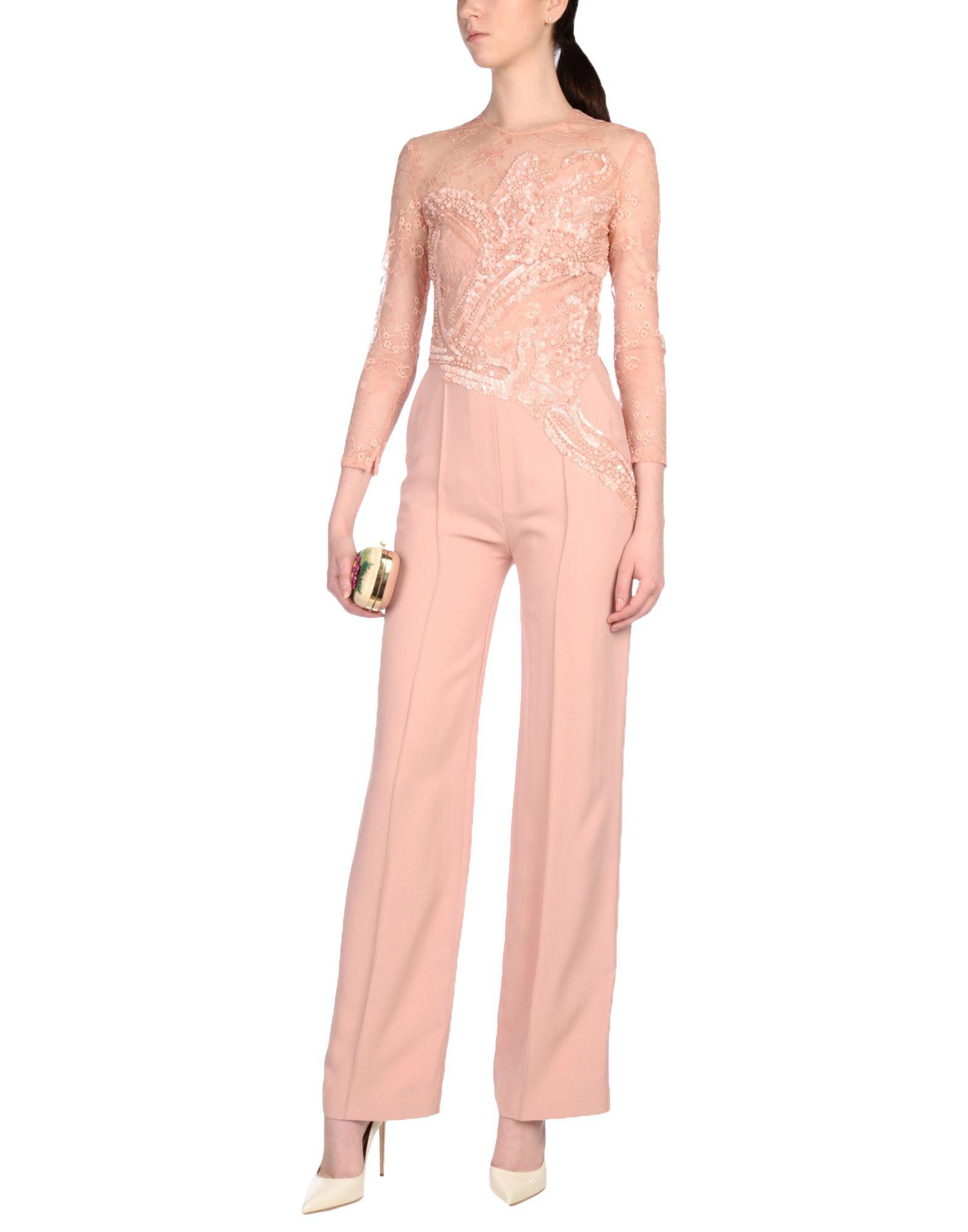 pink color jumpsuit