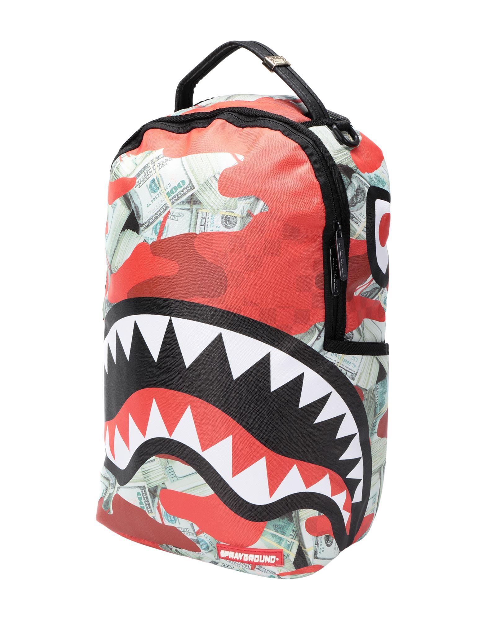 sprayground backpack red