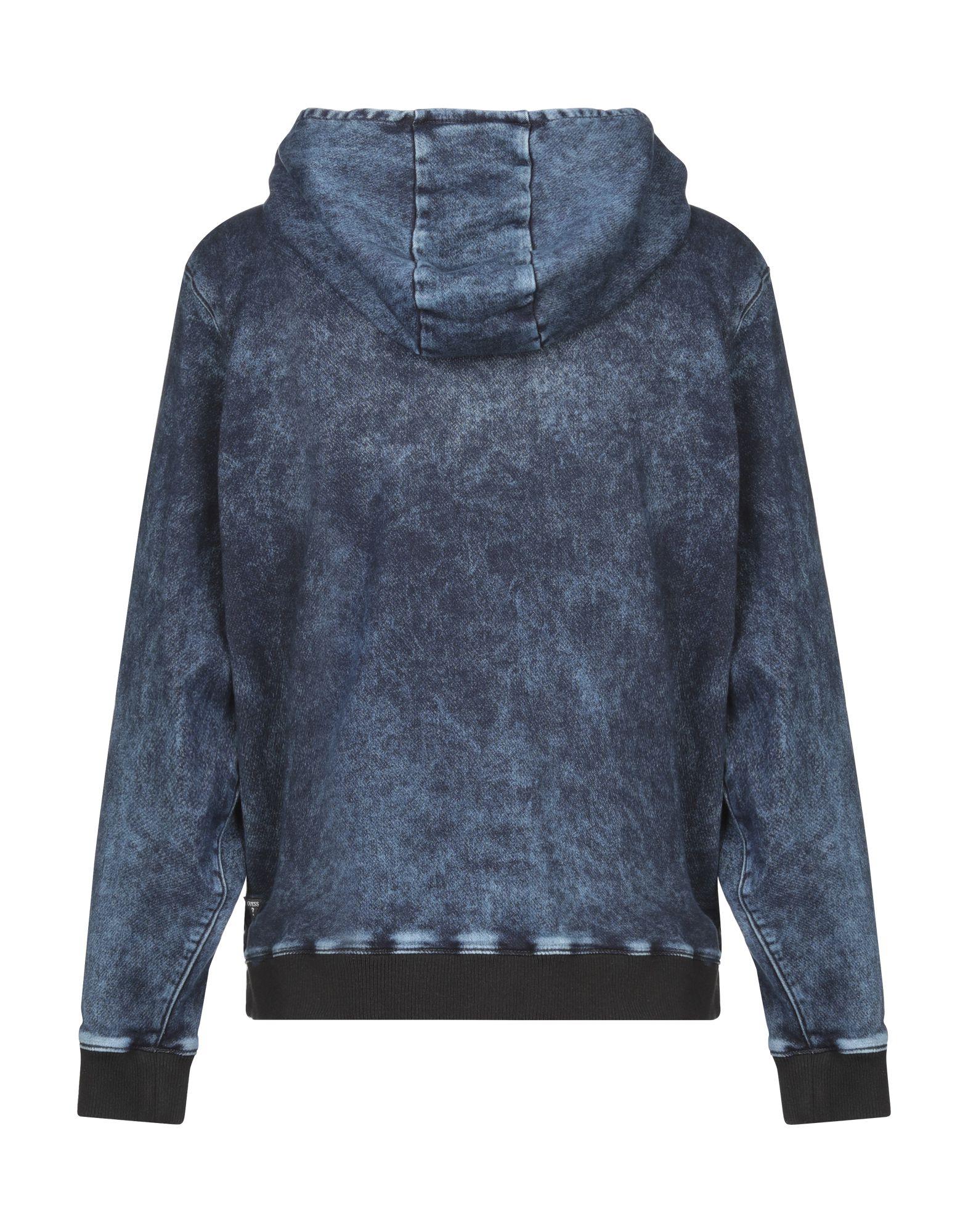 Guess Denim Sweatshirt in Dark Blue (Blue) for Men - Lyst