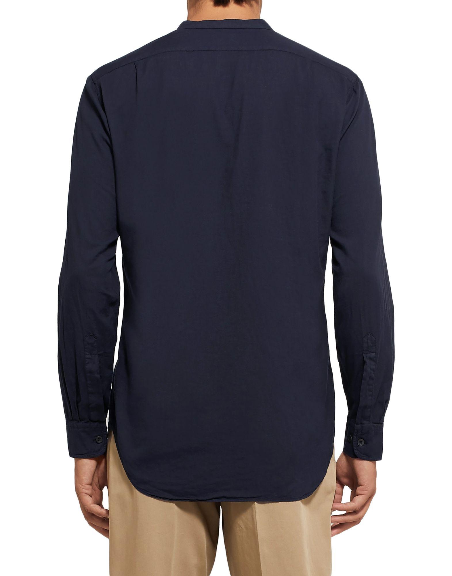 Dries Van Noten Cotton Shirt in Dark Blue (Blue) for Men - Lyst