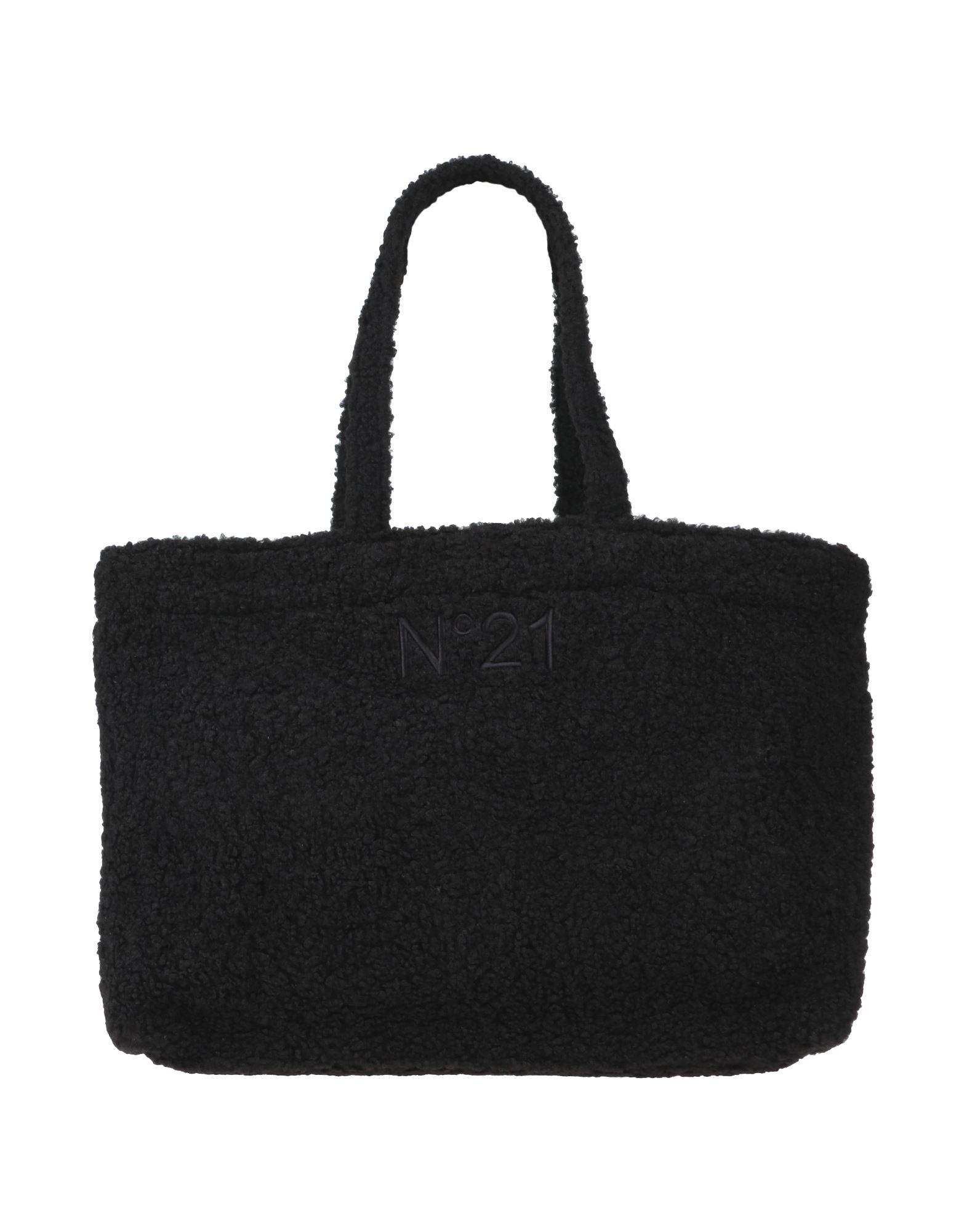 N°21 Tote bag N°21 Kids' Logo Print Nylon Tote Bag In Black | ModeSens