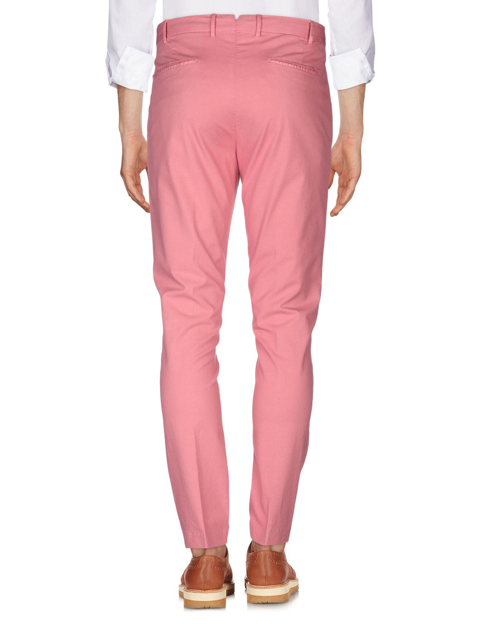 PT01 Casual Pants in Pink for Men Lyst